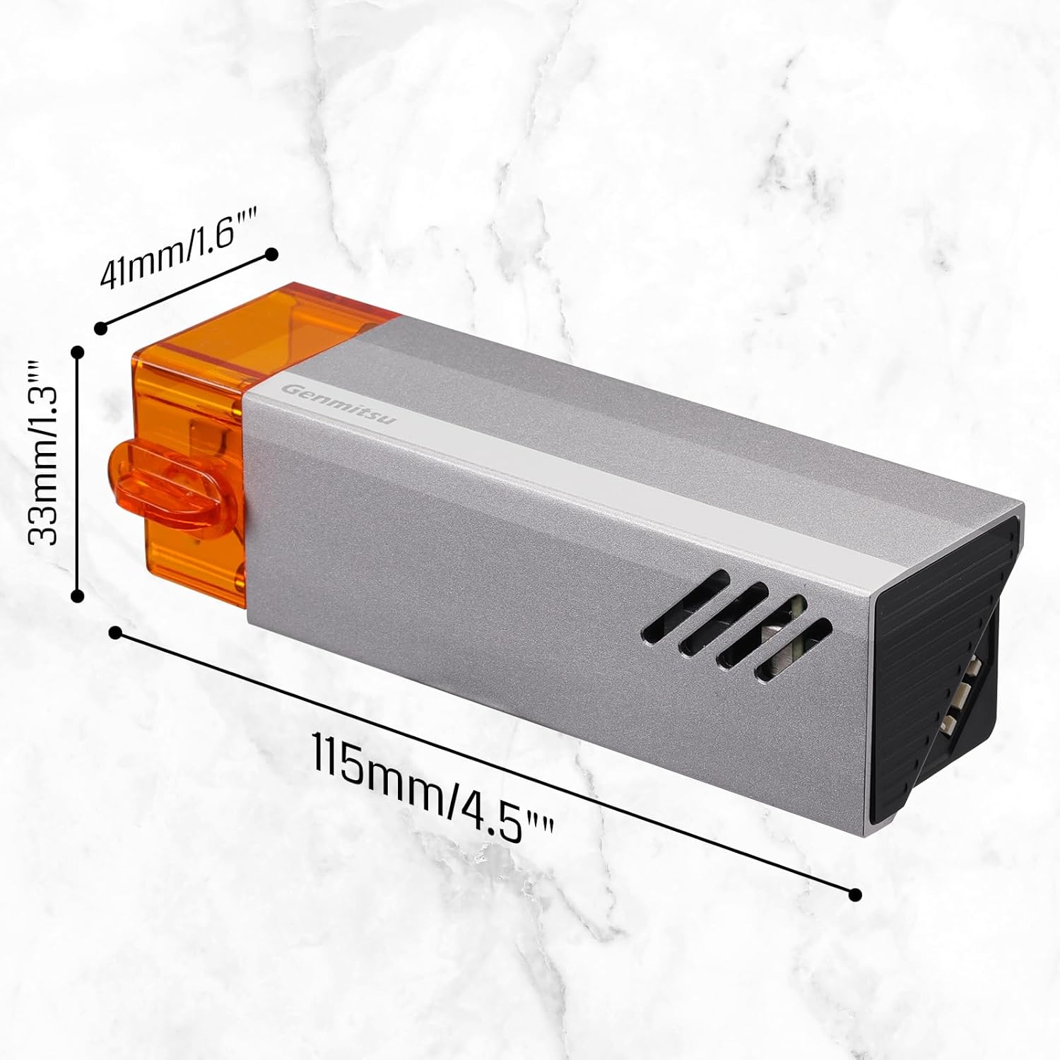 Genmitsu Laser Engraver Module, 5000mW Optical Power, 450nm Wavelength for Genmitsu Cubiko, 3018-PRO & 3018-PROVer, 3018-PROVer V2, 3020-PRO MAX, 3020-PRO MAX V2 CNC Machines