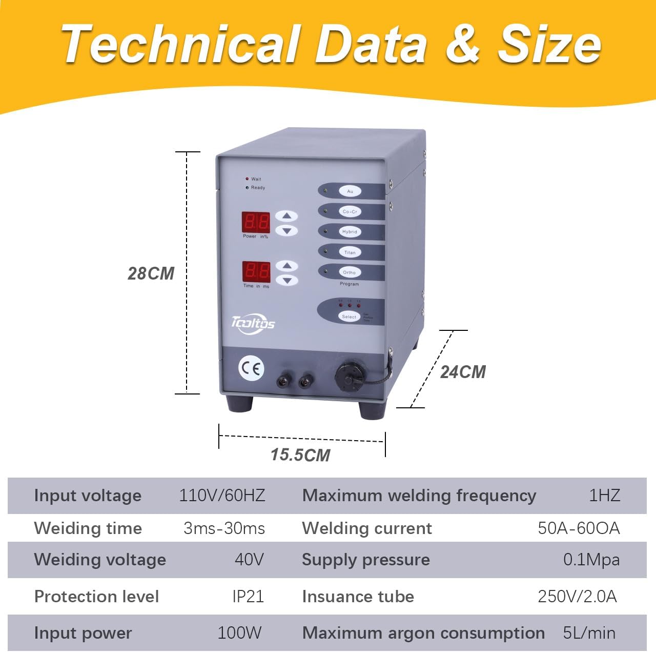 Automatic CNC Pulse Argon Arc Tig Jewelry Spot Welding Machine