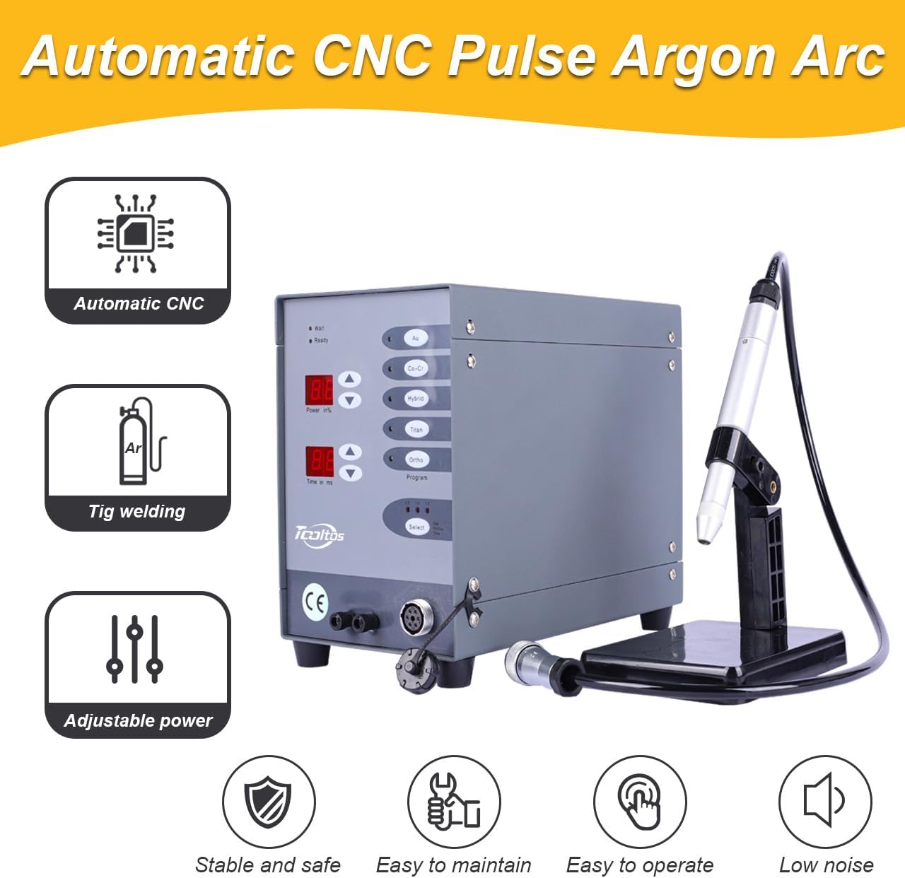 Automatic CNC Pulse Argon Arc Tig Jewelry Spot Welding Machine - Image 5