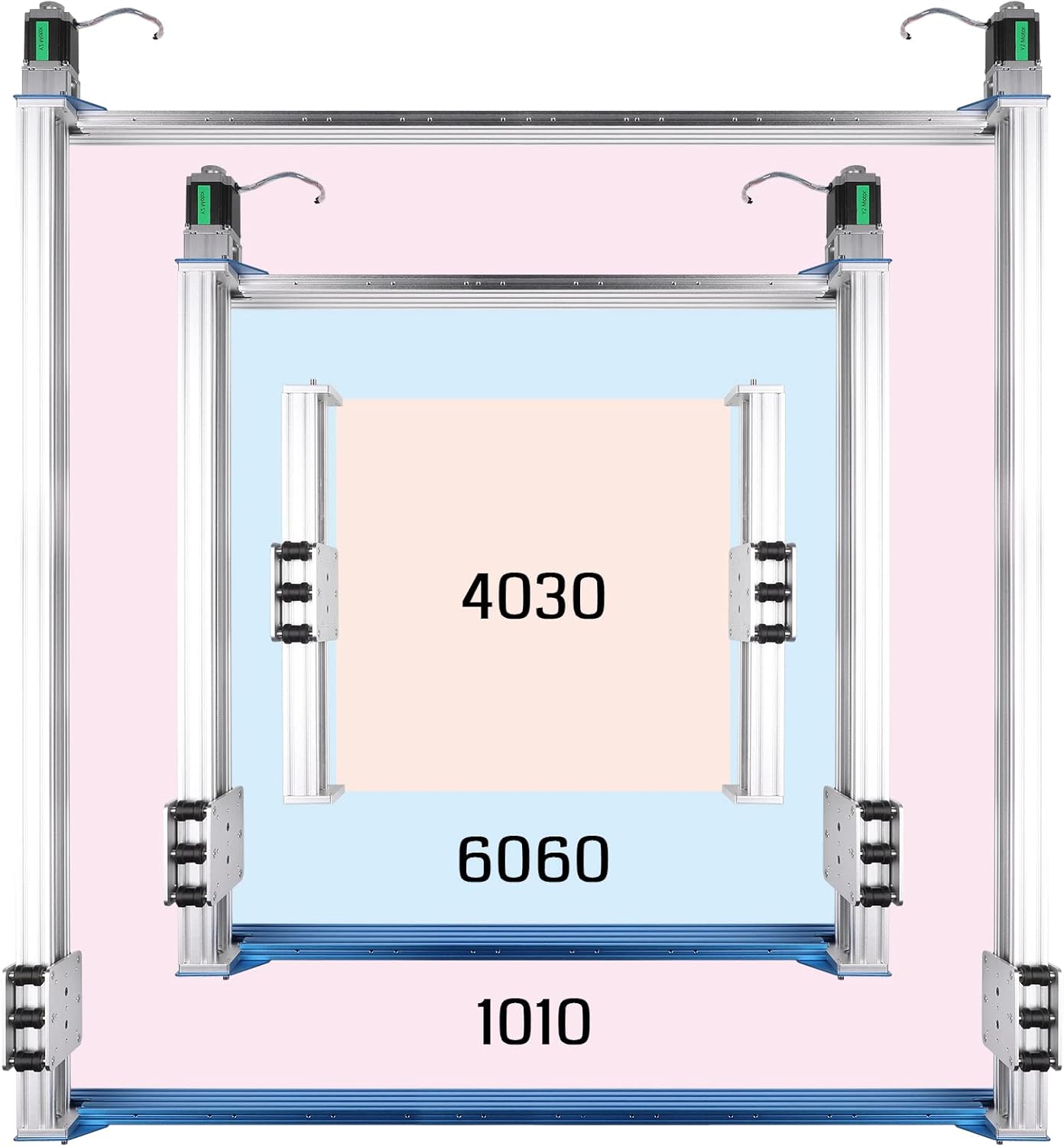 Genmitsu 39u201D x 40u201D (1000 x 1020mm) XY-Axis Extension Upgraded Accessories Kit for CNC Router Machine PROVerXL 4030 V1 - Image 6