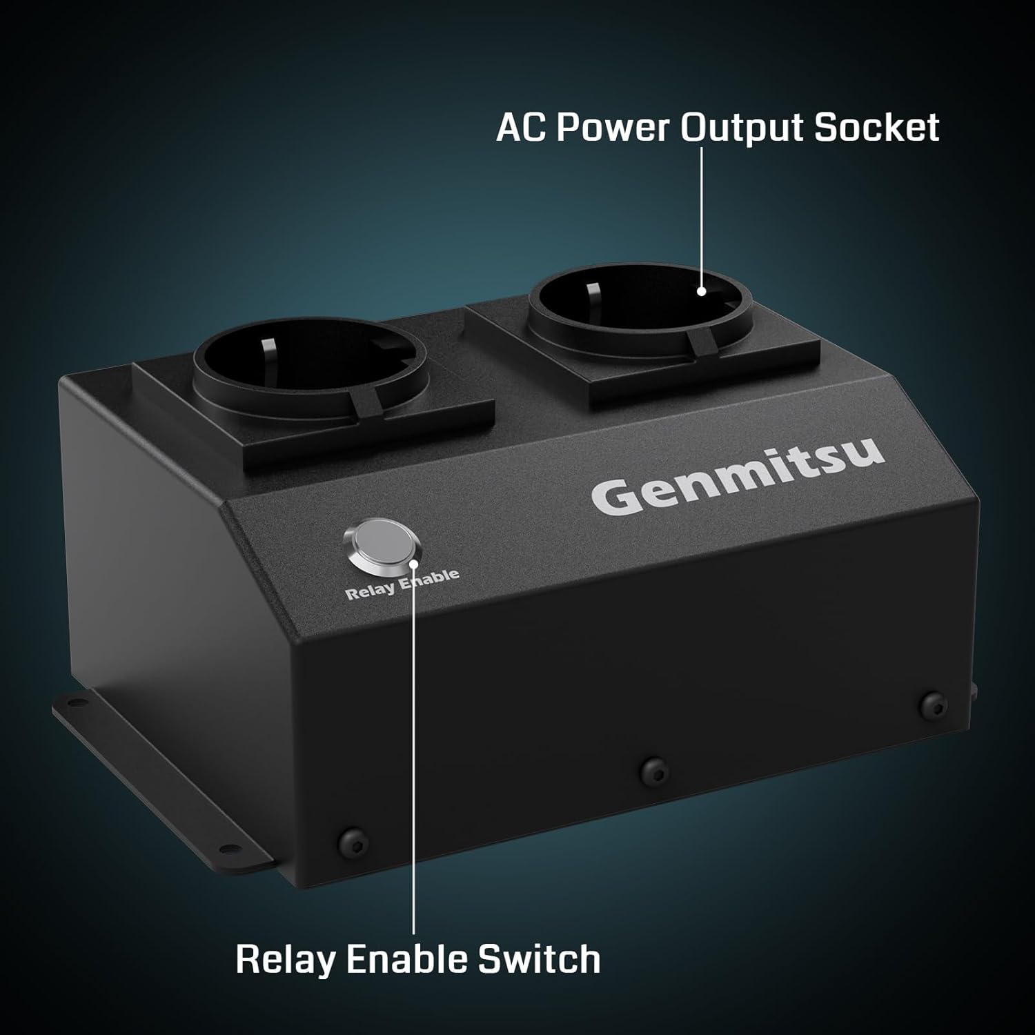 Genmitsu iMaticBox Relay Module Switch for CNC Router Machines, 12 VDC Smart PWM Signal Control Relay Switch for Connecting Routers, Lasers, and Dust Collector