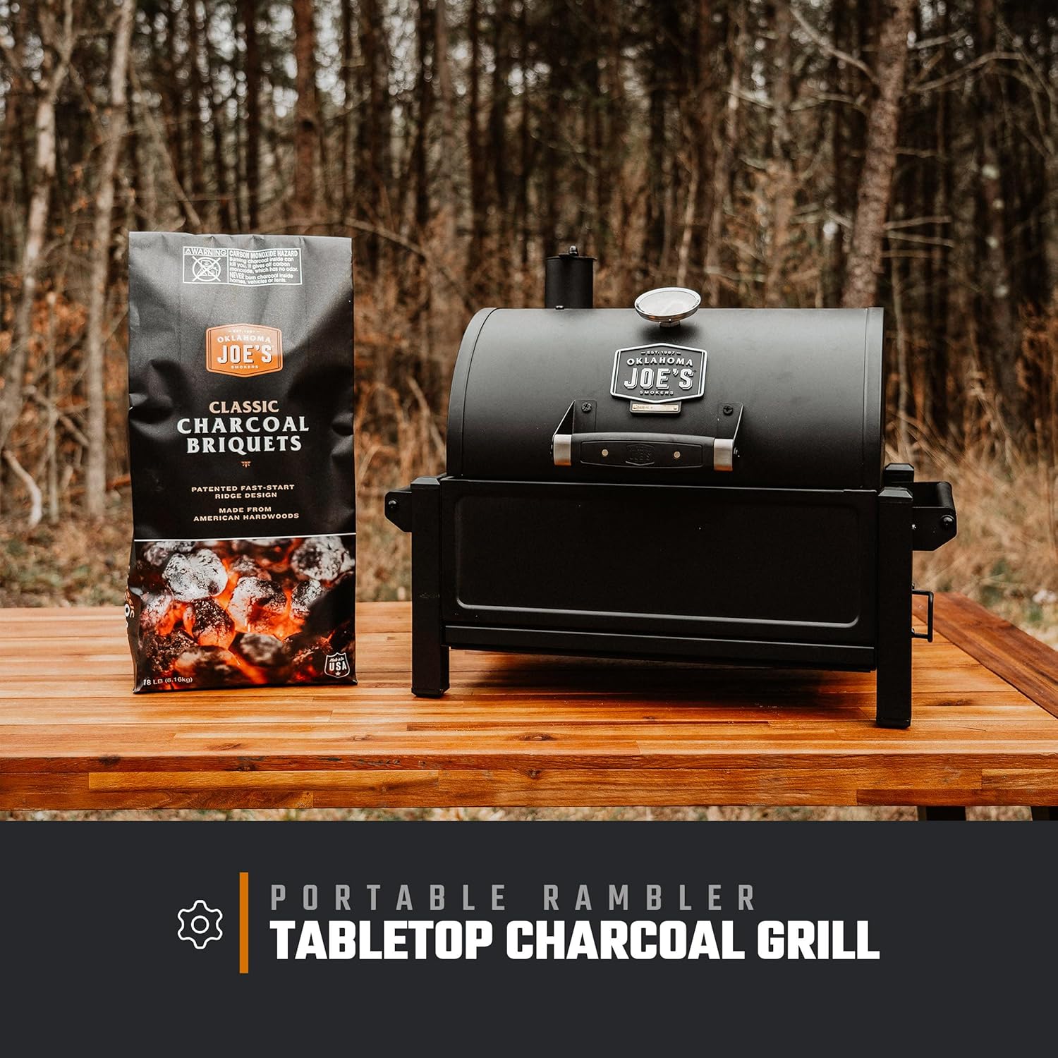 Oklahoma Joe's Rambler Tabletop Charcoal Grill u2013 19402088 - Image 4