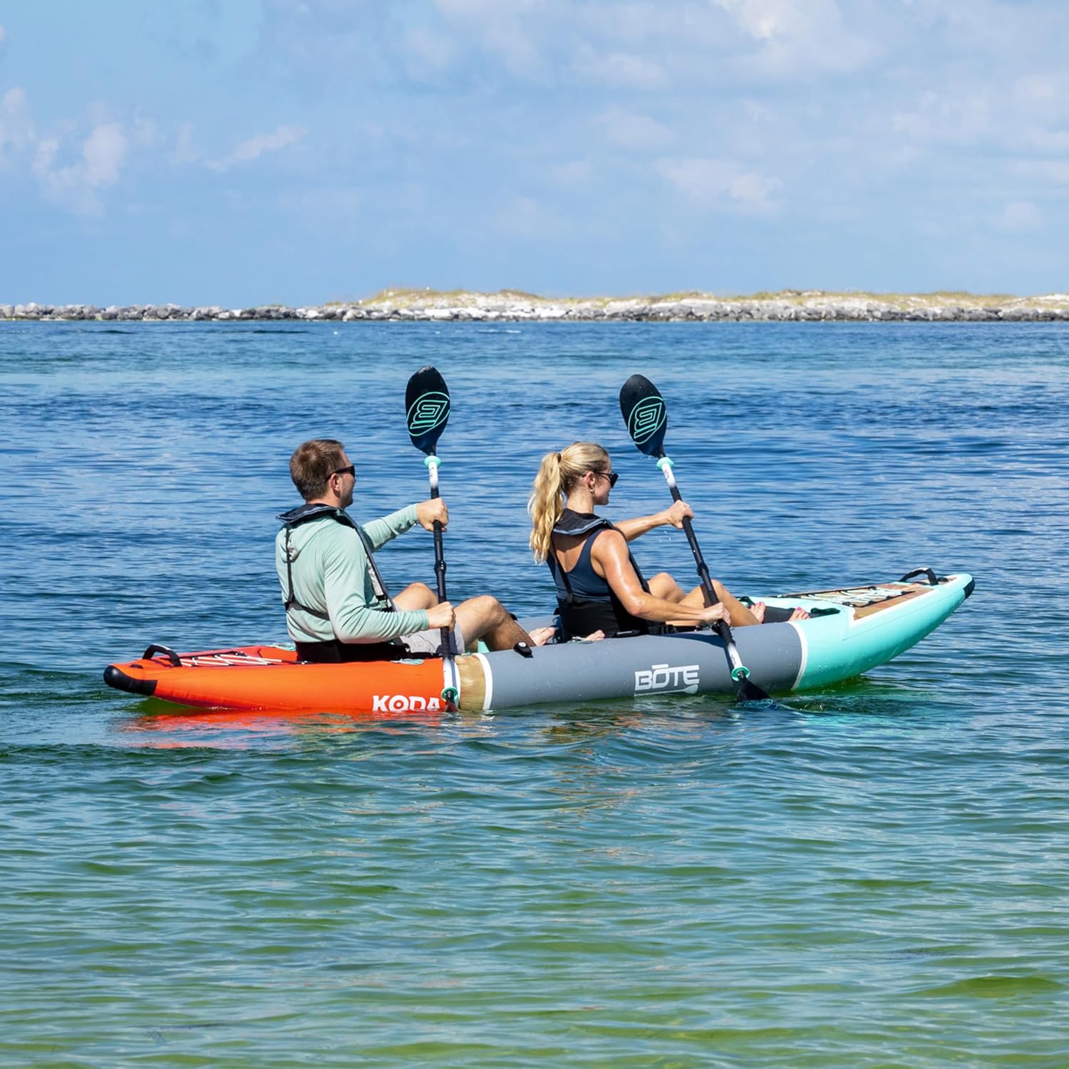 BOTE Koda Aero Inflatable Kayak Packable for Single Rider Adults Kids Family Friendly Blow Up Fishing MAGNEPod Compatible, Multiple Sizes