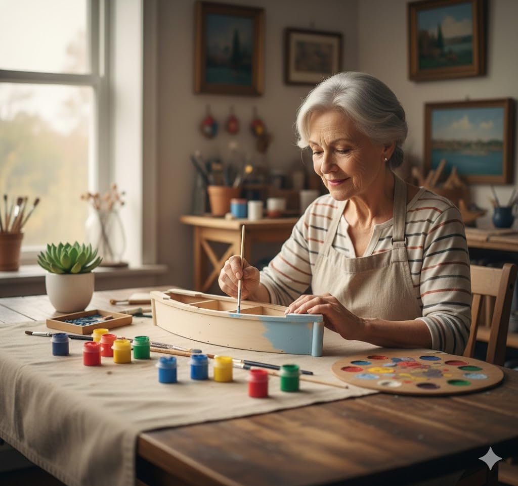 2 Pack Unfinished Wooden Boat Canoe Craft – 2 Pack Natural Wood DIY Craft Projects for Painting, Decorating, Home & Office Décor, School Art & Creative Projects - Image 6