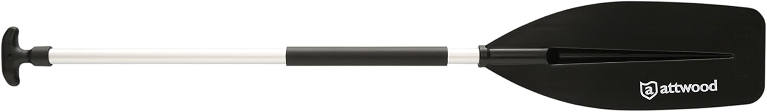 Attwood 11764-1 Ergonomic Aluminum Canoe Paddle 4-Feet, Black