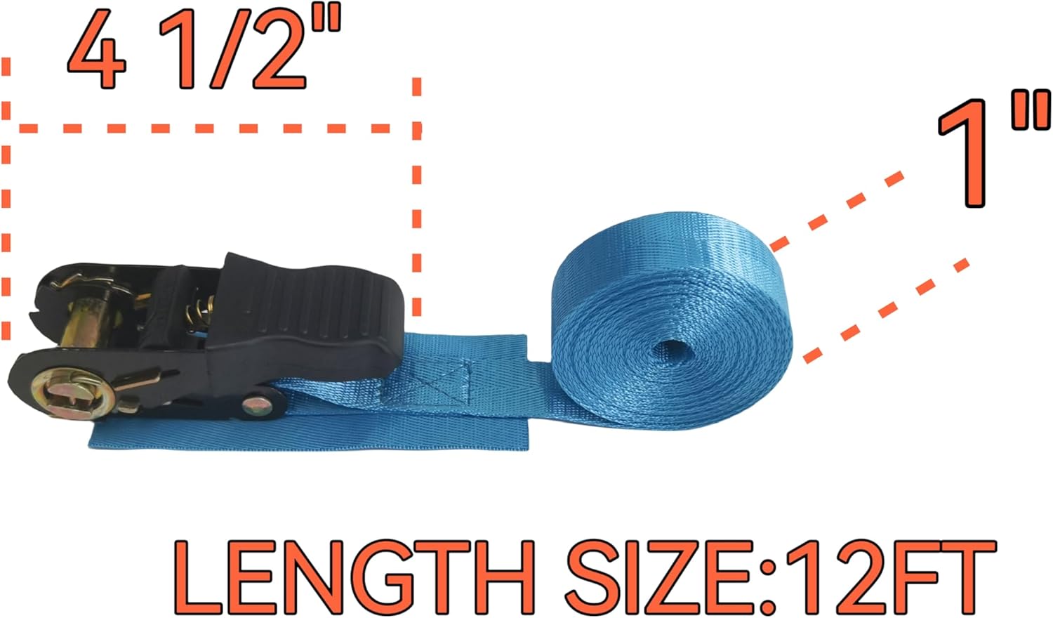 2-Pack Kayak Roof Rack Carrier - Heavy-Duty J-Style Crossbar Mount for Kayak/Canoe/Surf Ski (75lb Capacity), Includes 4 Ratchet Tie-Down Straps & Rust-Resistant Hardware (Fits Square/Oval/Flat Bars) - Image 4