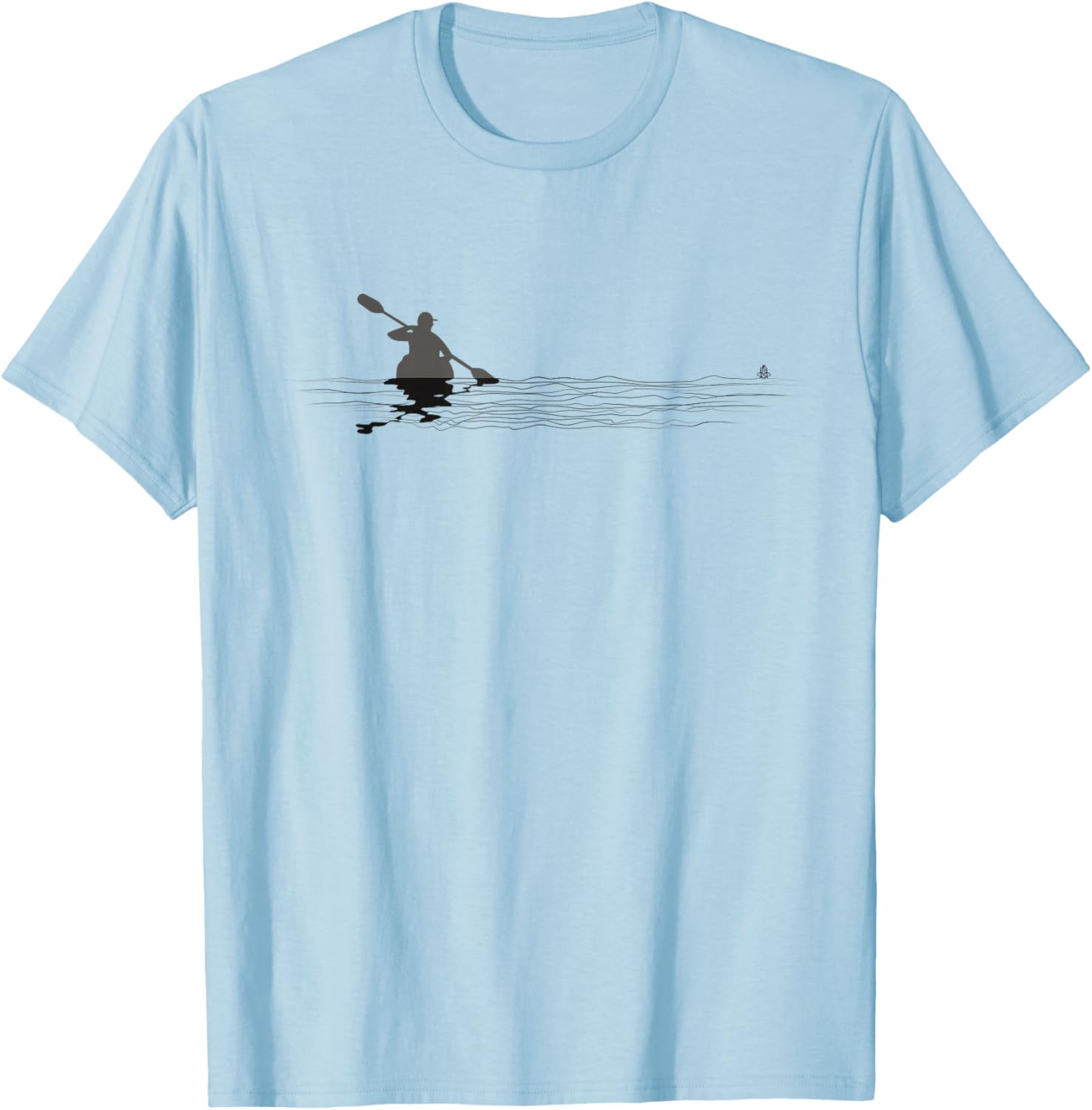 Kayaking Graphic Kayak Figure Kayaker Canoe Paddling - Image 2