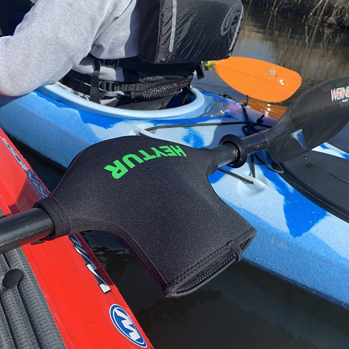 Neoprene Paddle Mitts pogies Gloves for Sea Kayak Canoe Touring Paddle,Touring,Kayaking Flatwater,Rafting - Image 6