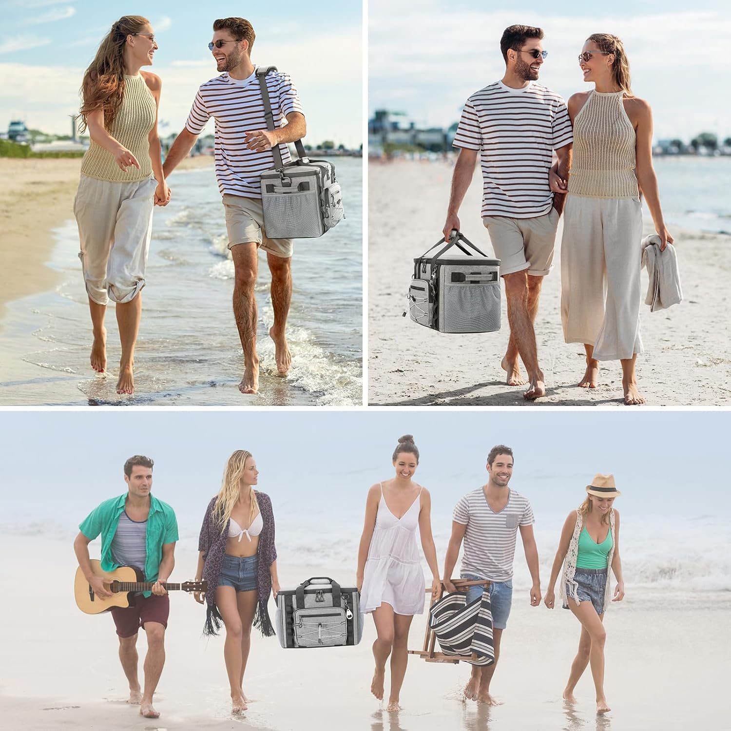 Maelstrom Soft Sided Cooler Bag, 30/40 Can Collapsible Insulated Ice Chest, Large Leakproof Portable Storage for Camping, Travel, Kayaking & Beach - Image 5