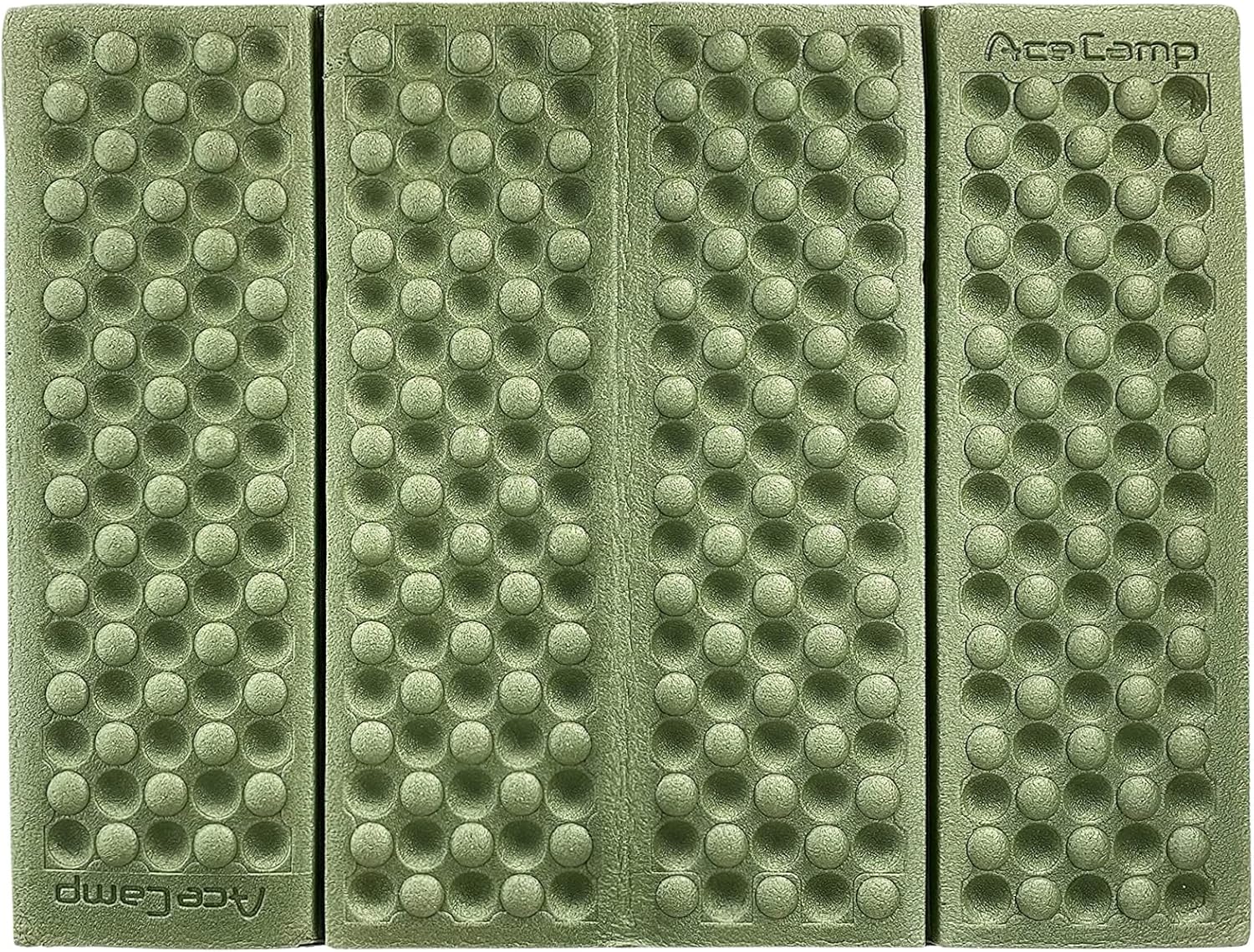 AceCamp 3940 Portable Lightweight Mini Waterproof Folding Mat, Foam Sitting Pad for Outdoor Activities, Foldable Kneeling and Seat Cushion for Comfort, Red