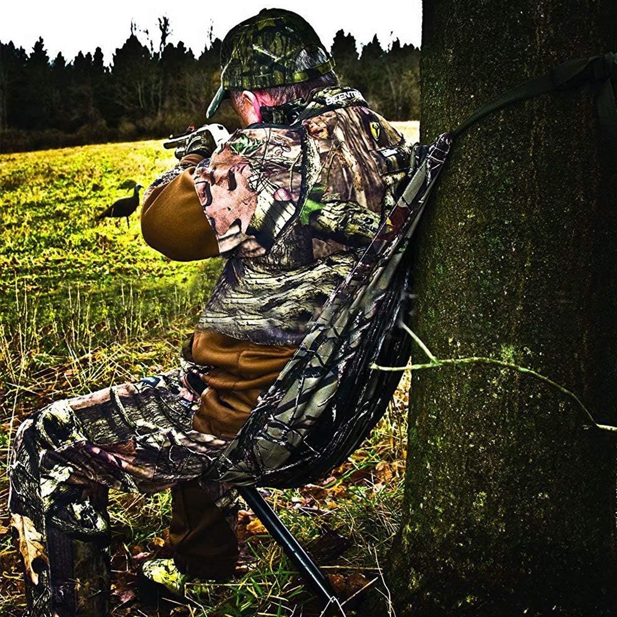 TOYPOPOR Camping Chair | Hammock Style | Hangs on Any Tree | Lightweight & Portable Camo