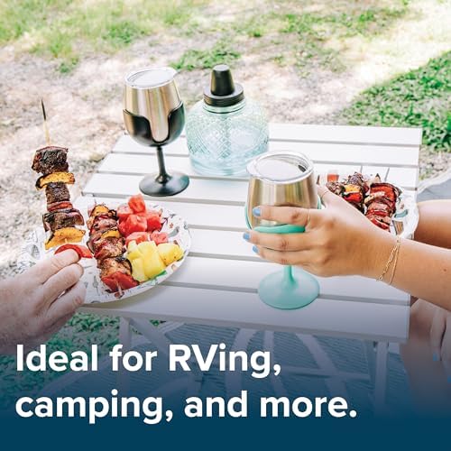 Alternative view of Camco Aluminum Roll-Up Campsite Table with Carrying Bag - Ideal for Tailgating, Camping, The Beach, Parties and More - Lightweight Design and Rust Resistant (51896)