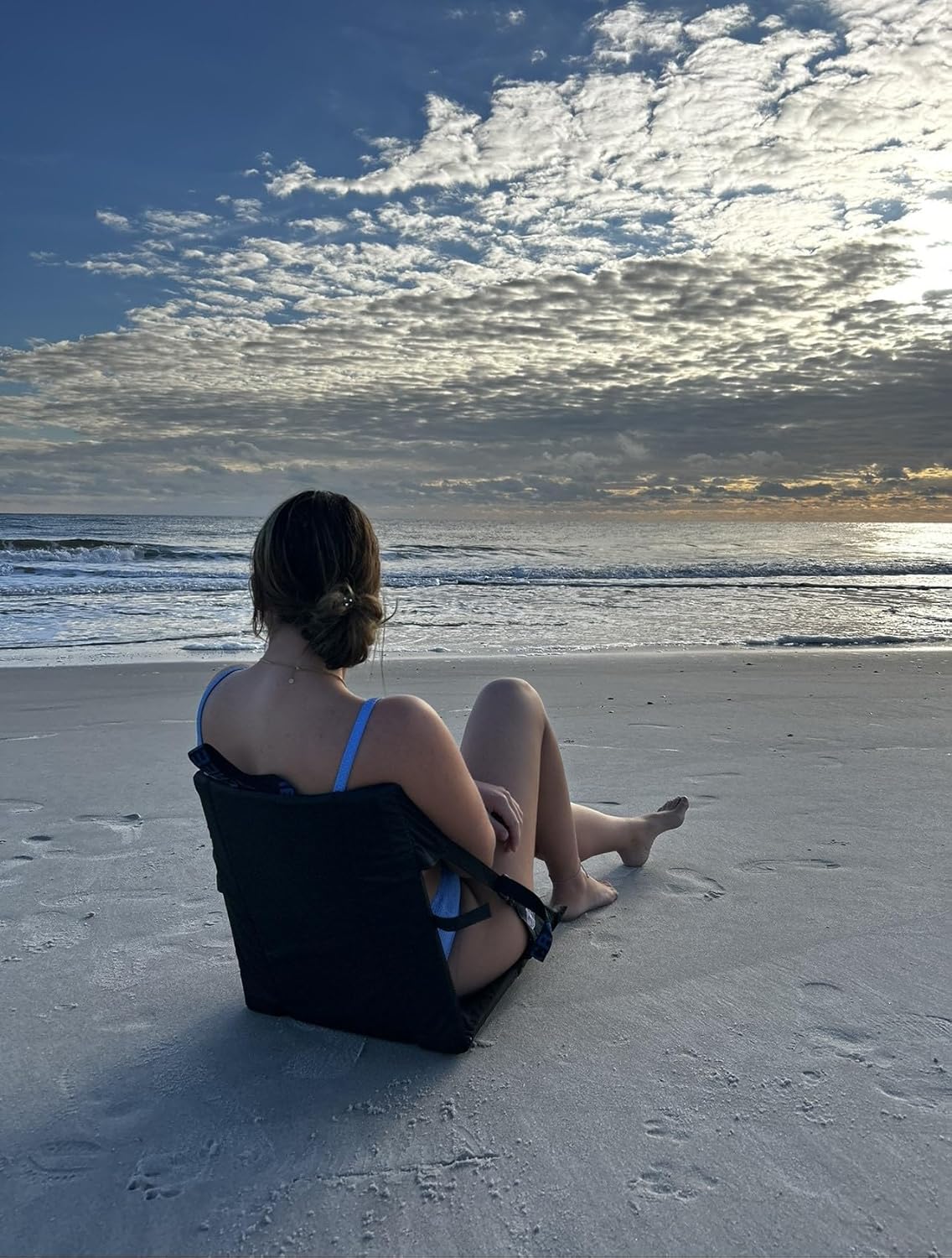 Crazy Creek Original Chair Perfect for Stadium Seats, Camping, Hiking & More, Comfort on All Terrains, Adjustable Straps, Lightweight Design, Water-Resistant Mint