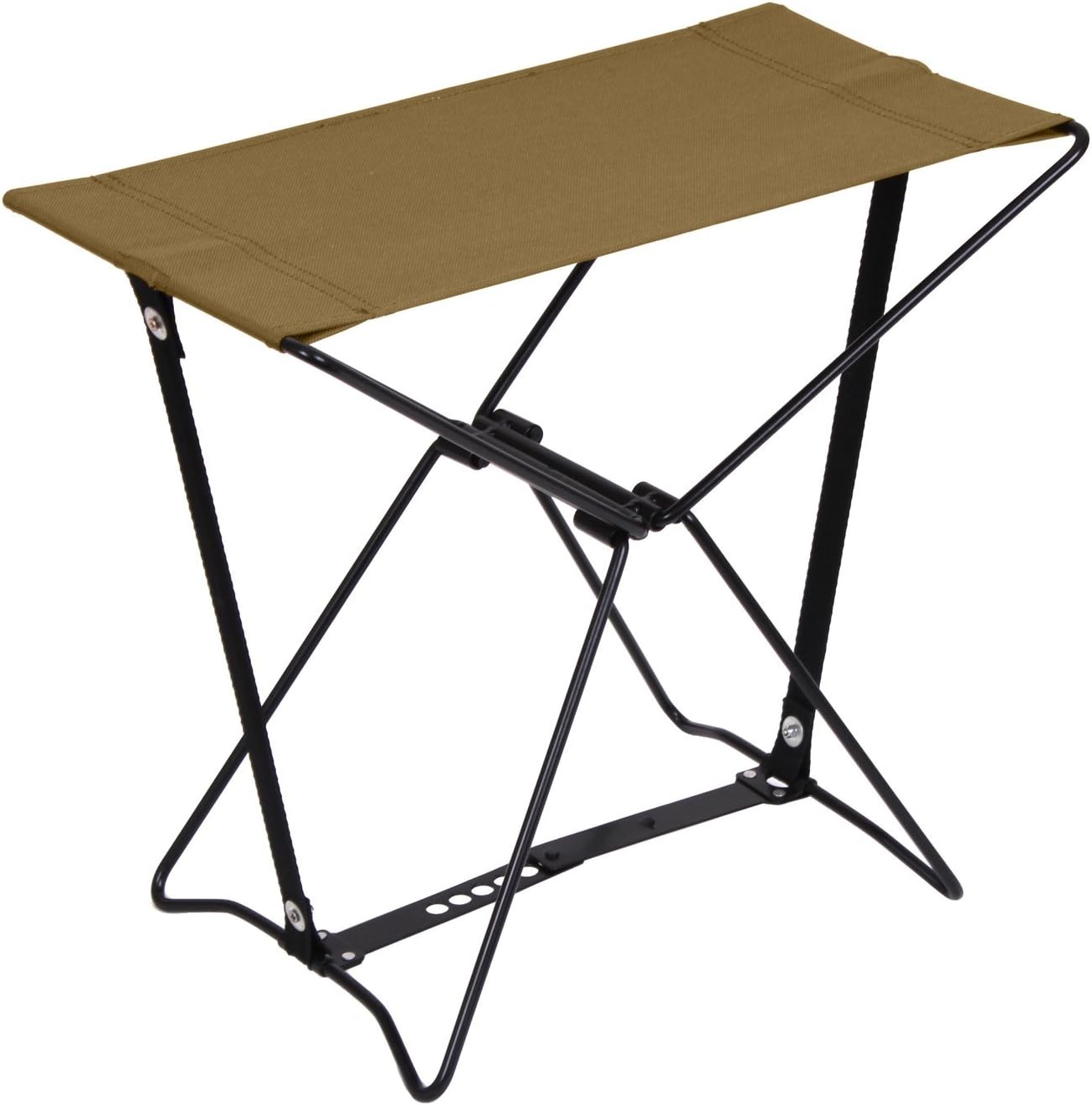 Alternative view of Rothco Folding Camp Stool - Lightweight and Portable Seating for Camping Adventures (Coyote Brown)