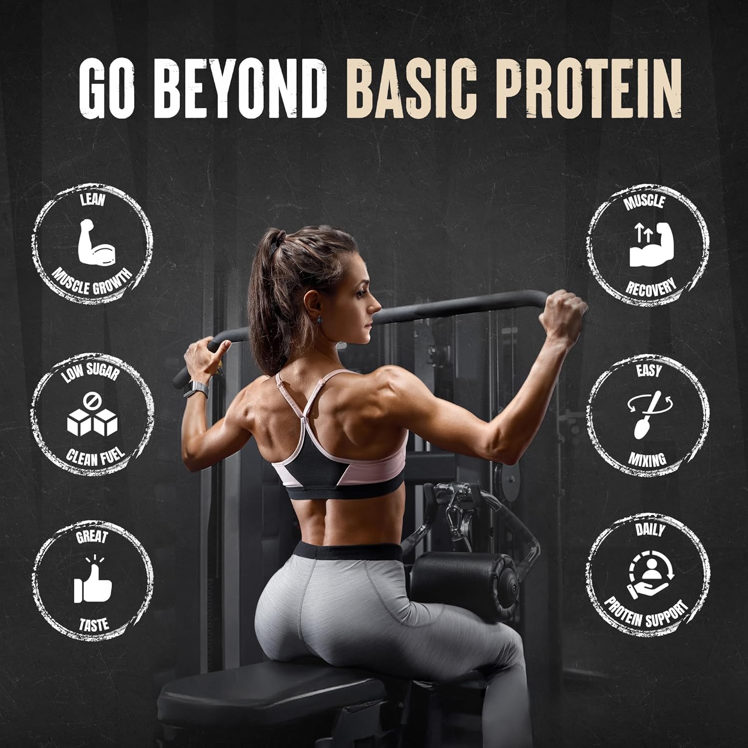 Alternative view of Animal 100% Whey Protein Powder u2013 Whey Blend for Pre Workout or Post Workout, Recovery, or an Anytime Low Sugar Protein Boost Meal Replacement with BCAA Branched Chain Amino Acids u2013 Chocolate, 4 lb