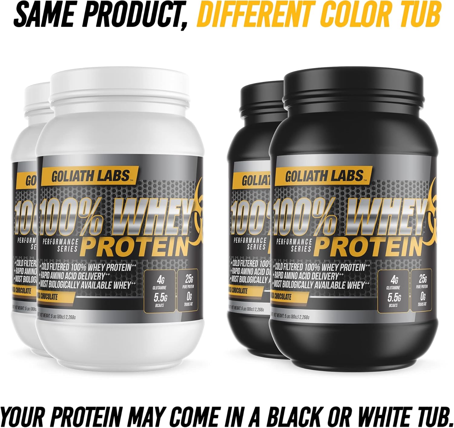 Alternative view of Goliath Labs Whey Protein (10 lbs, Strawberry)
