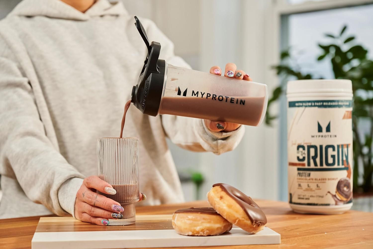 Alternative view of Myprotein Origin Protein Powder – Chocolate Glazed Donut, 15 Servings | 30g High-Protein Whey & Casein Blend with 5g Creatine | Muscle Growth & Recovery Supplement | Sports Nutrition