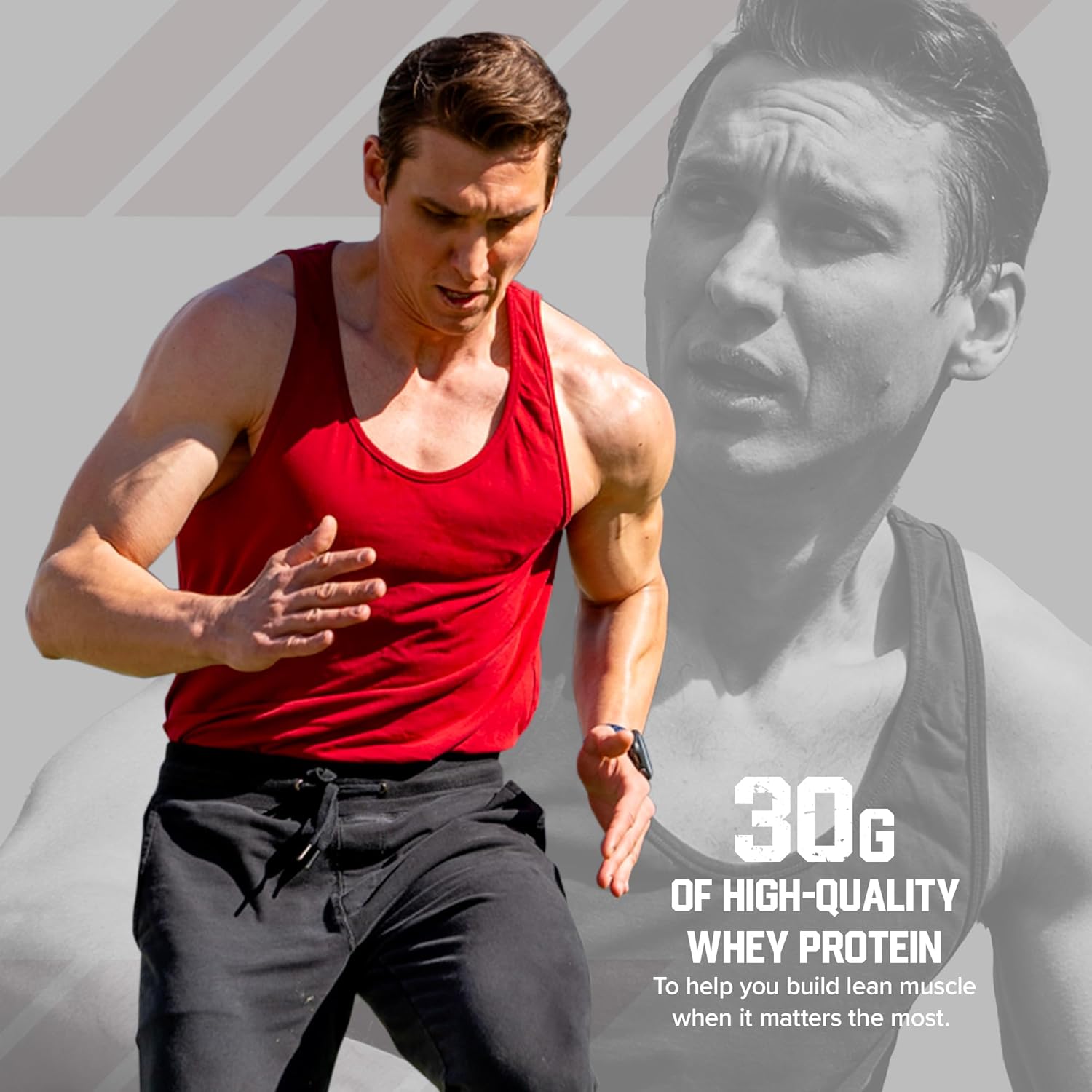 Alternative view of Six Star Whey Protein Powder Plus - Muscle Building & Recovery Formula with Whey Isolate Powder, BCAAs, 30g Protein, Immune Support - Post-Workout Supplement - Triple Chocolate, 1.8 lbs