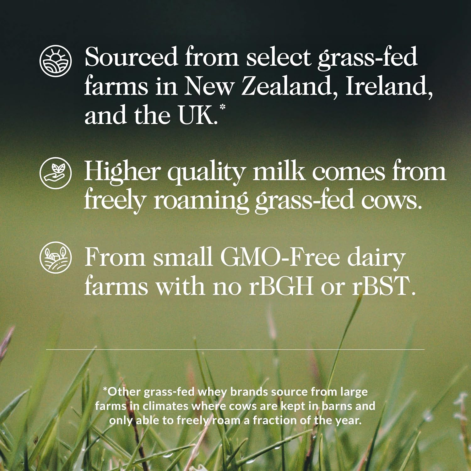 Alternative view of NAKED Whey Isolate Protein - Only 2 Ingredients, 30g Grass-Fed Protein, Zero Carb, Unflavored, Undenatured, Non-GMO, No Soy, Gluten-Free, No Preservatives - 28 Servings