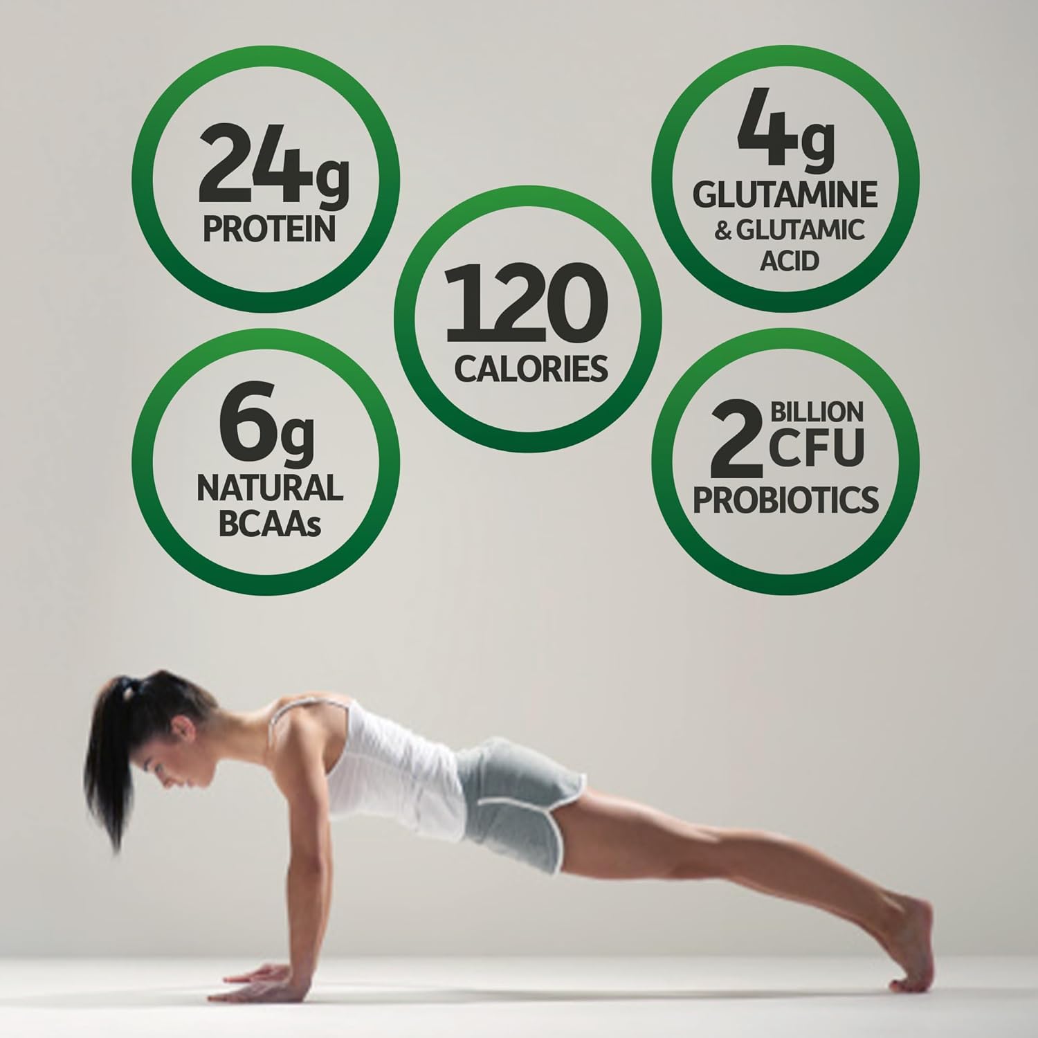 Alternative view of Garden of Life SPORT Whey Protein Powder Vanilla, Premium Grass Fed Whey Protein Isolate plus Probiotics for Immune System Health, 24g Protein, Non GMO, Gluten Free, Cold Processed - 20 Servings