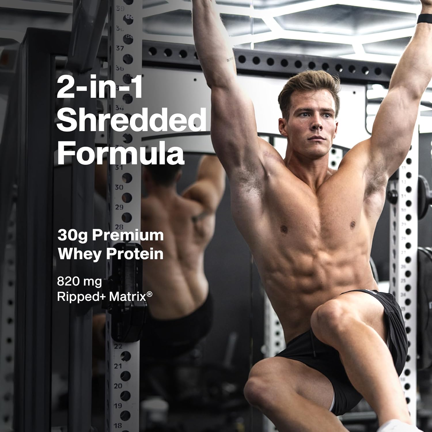 Alternative view of Muscletech Whey Protein Powder (Vanilla Cream, 4LB) - Nitro-Tech Ripped Whey Protein Isolate & Peptides Smoothie Mix for Lean Muscle & Fast Recovery - 30g of Whey Protein for Women & Men