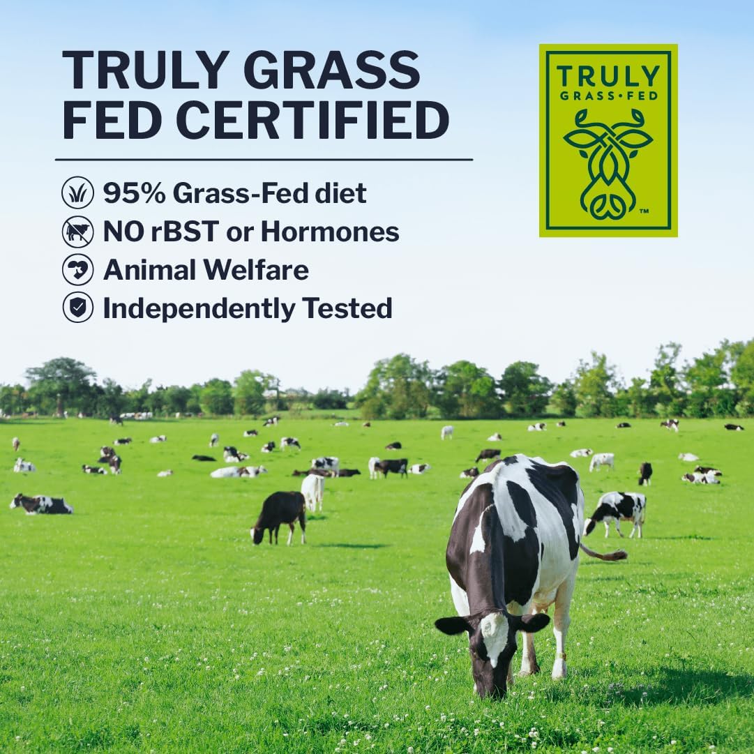 Alternative view of Opportuniteas Grass Fed Whey Isolate Protein Powder u2013 Unflavored, Heavy-Metal Tested, 28g Protein, Sourced from Ireland, Hormone-Free, Non-GMO, Packaged in USA u2013 1lb