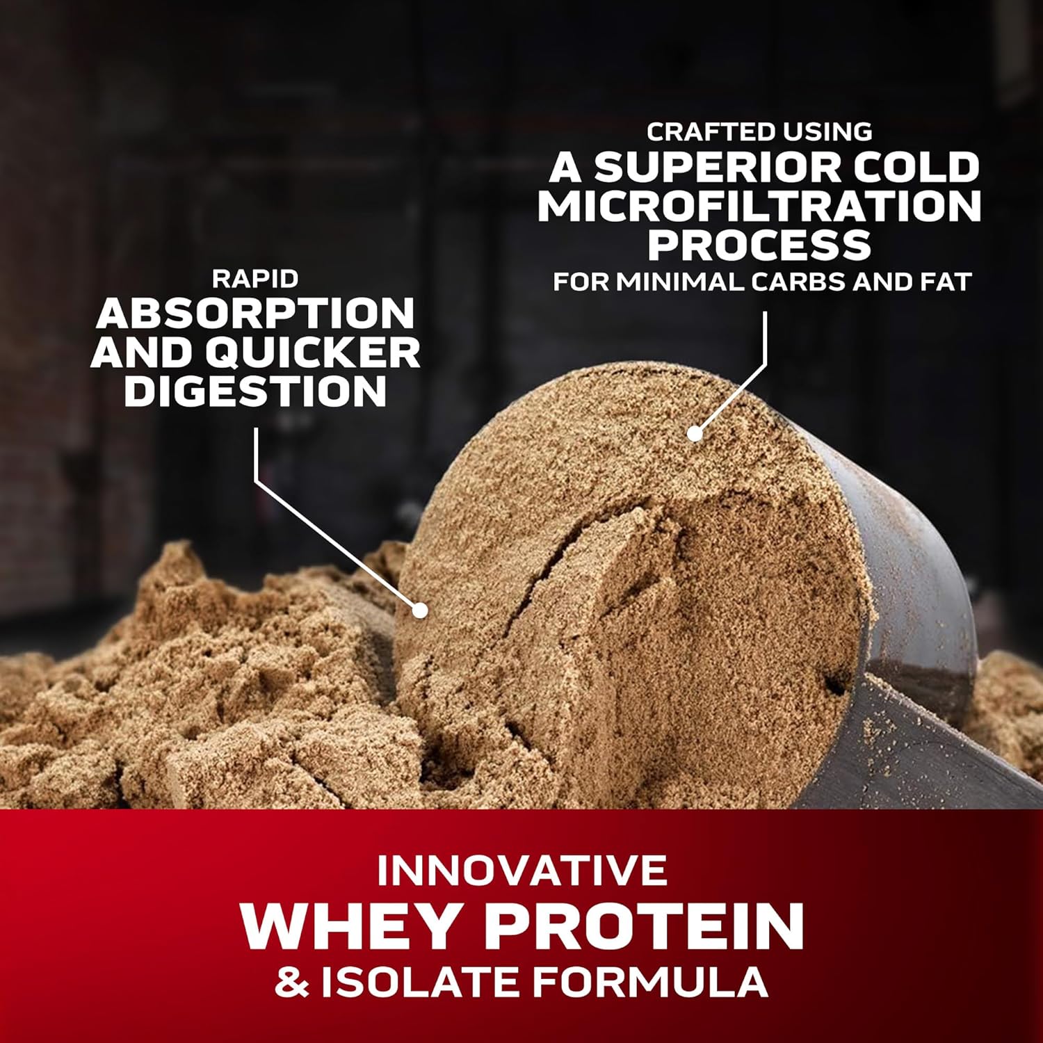 Alternative view of MuscleTech Whey Protein Powder (Vanilla Cream, 5LB) - Nitro-Tech Whey Protein Isolate Smoothie Mix for Lean Muscle & Recovery - 24g of Whey Gold for Women & Men - Packaging May Vary