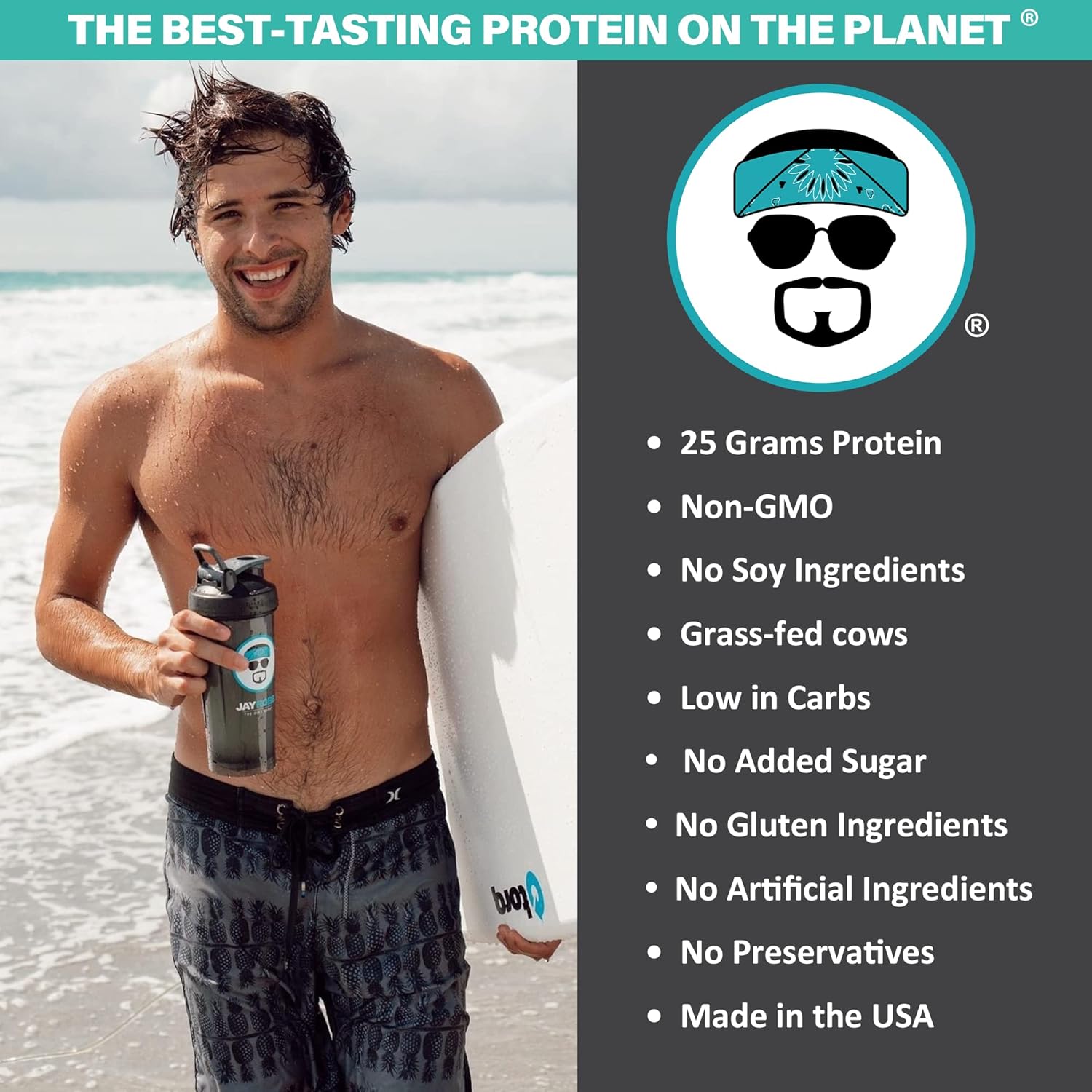 Alternative view of JAYROBB Whey Protein (1.5 Pound Vanilla)