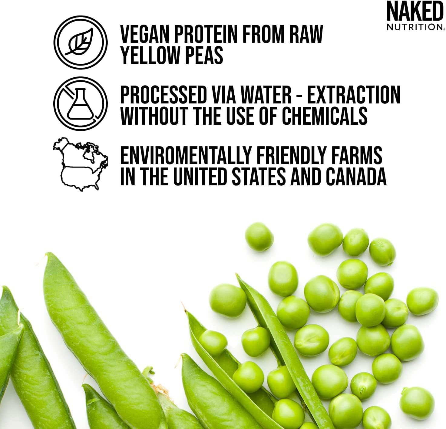 Alternative view of NAKED Shake - Vanilla Protein Powder - Plant Based Protein Shake with Mct Oil, Gluten-Free, Soy-Free, No Gmos Or Artificial Sweeteners - 30 Servings