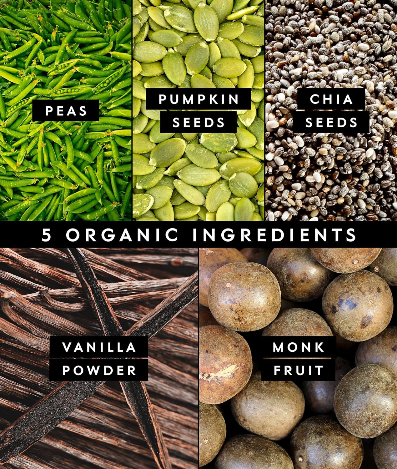 Alternative view of Truvani Vegan Pea Protein Powder | Vanilla | 20g Organic Plant Based Protein | 1 Serving | Keto | Gluten & Dairy Free | Low Carb | No Added Sugar