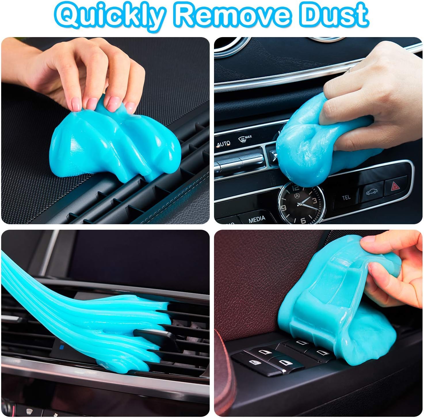 Alternative view of PULIDIKI Car Cleaning Gel Car Clean Putty, Universal Car Interior Cleaner Slime, Perfect Cleaning Kit Supplies, Auto Detailing Tools Car Accessories, Dust Remover Gifts for Men Women