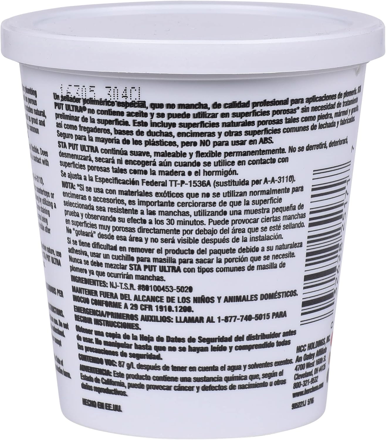 Oatey 25171 Sta Put Ultra Plumbers Putty, 14 oz Size - Image 5