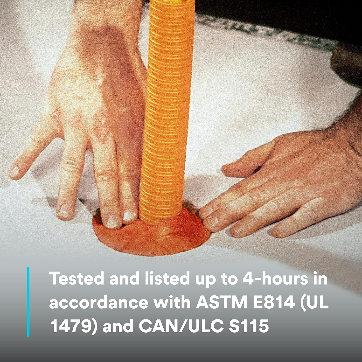 Alternative view of 3M Fire Barrier Moldable Putty Stix MP+, Red Color, One-Part, Re-Enterable, Intumescent, 1.45 in x 6 in