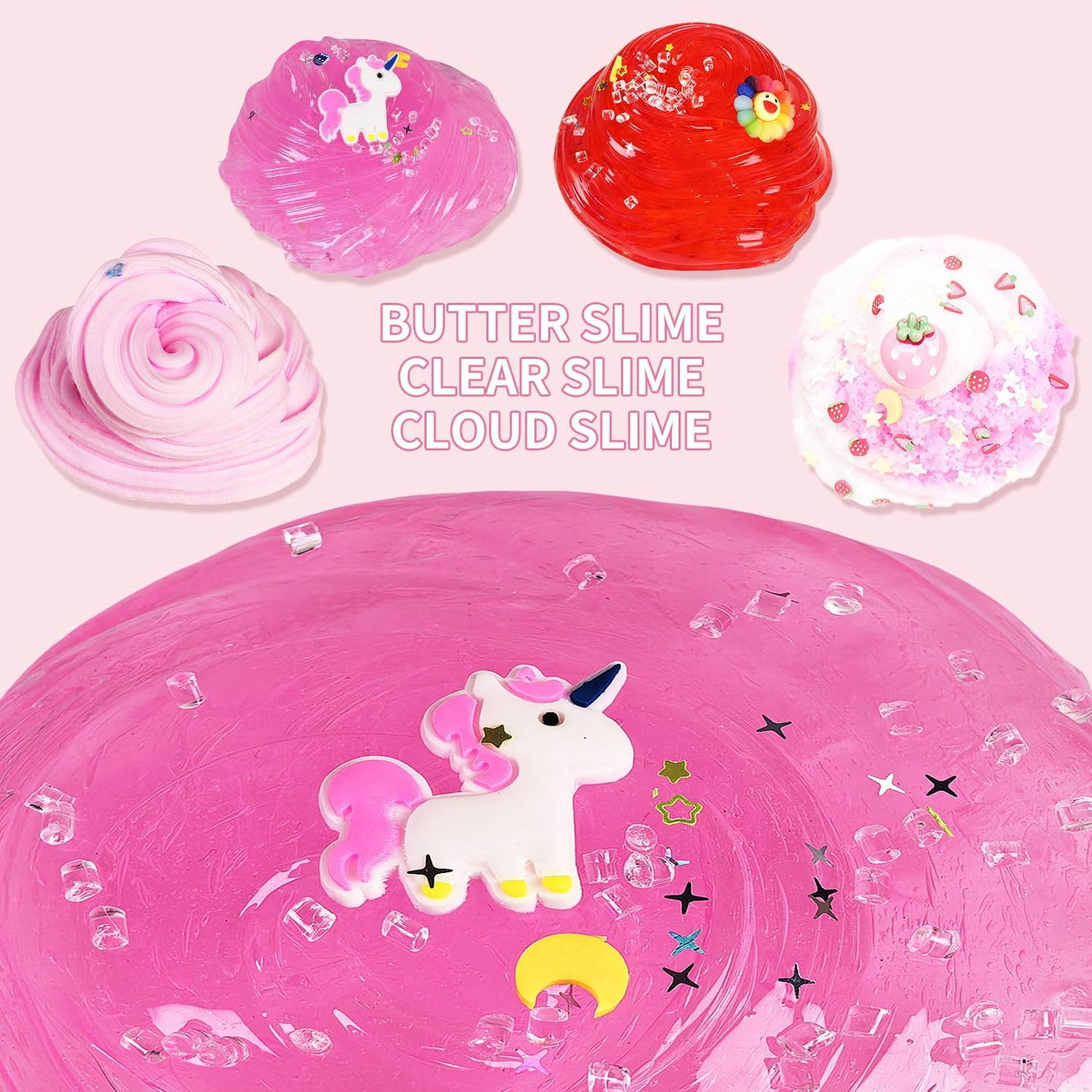 15 Packs Mixed Cloud Galaxy Butter Slime Kit,Non Sticky,Super Soft Sludge Toy,Birthday Gifts for Kids,Party Favor for Girls & Boys - Image 5