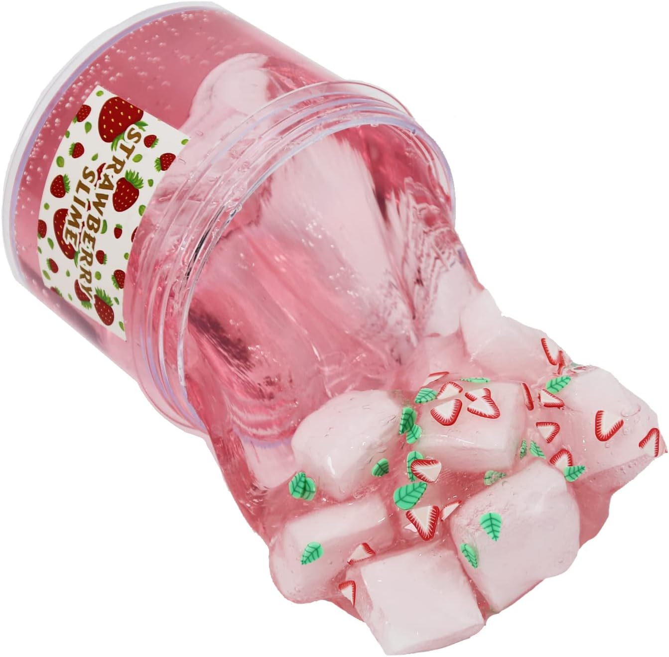 Alternative view of Strawberry Crunchy Slime,Pink Slime Kit with Glimmer for Girls,Birthday Gifts School Party Favors Toy for Girls and Boys.