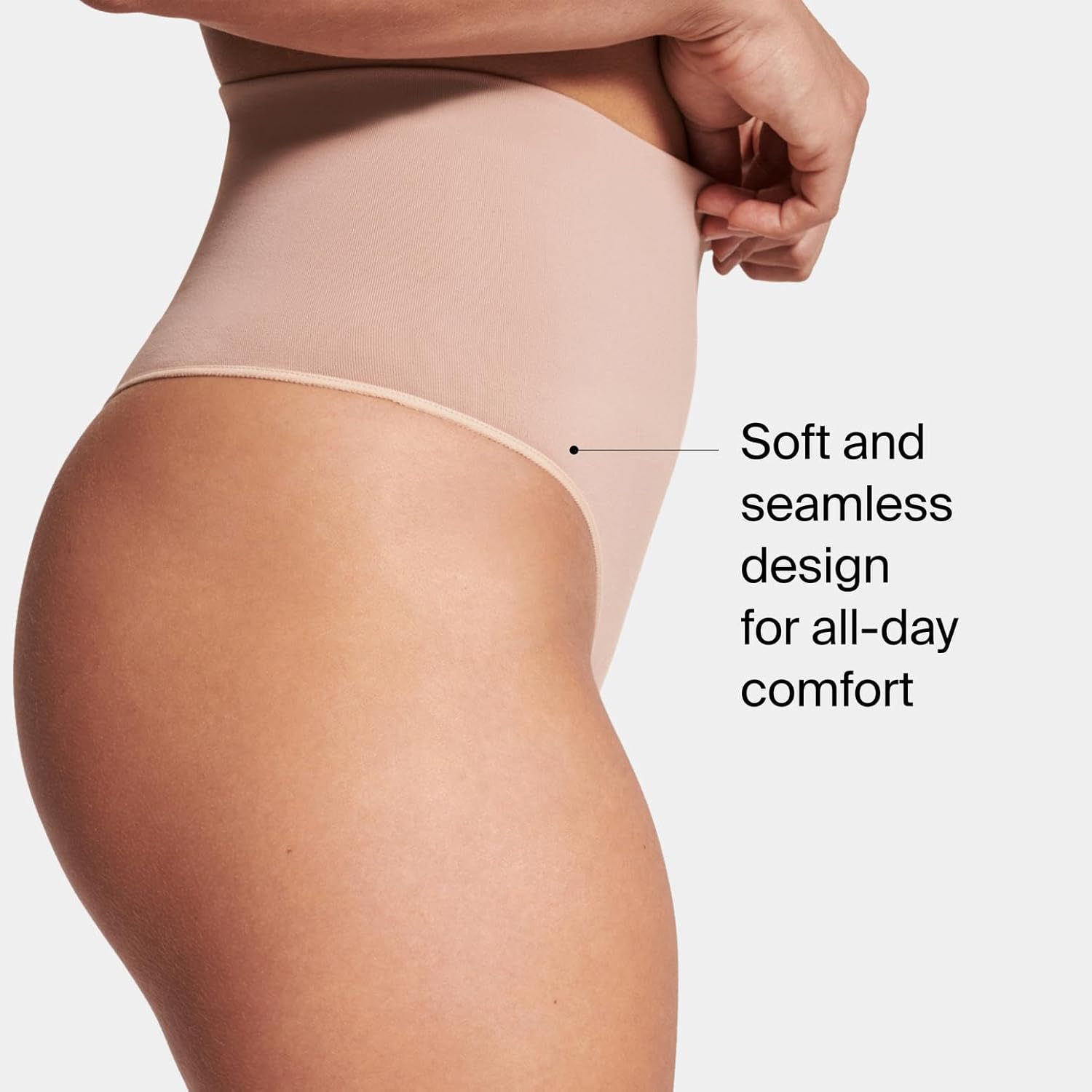 Alternative view of SPANXshape ExtraOrdinary Thong - Sculpting with Compression - Women's Shapewear Underwear - Recycled Nylon Fabric Blend