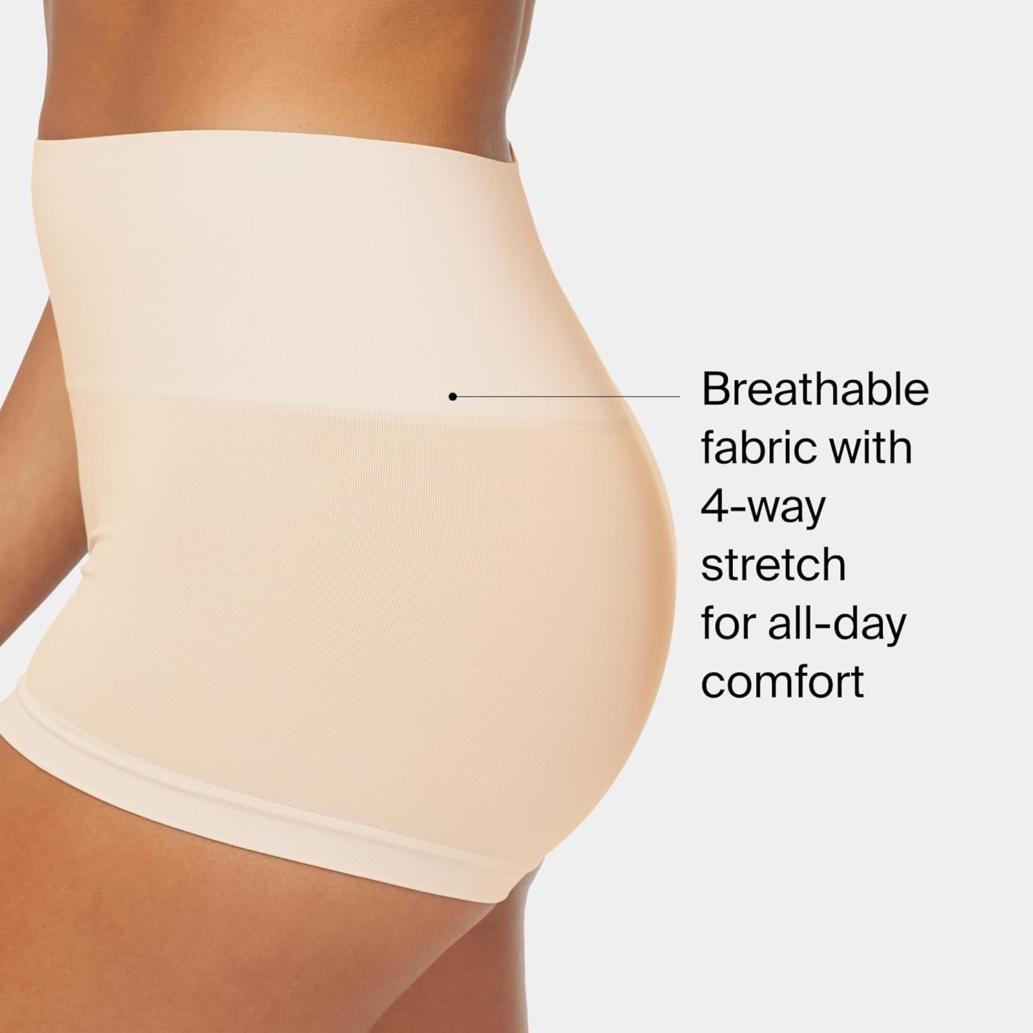 Alternative view of SPANX SPANXshape Everyday Shaping Boyshort - Comfortable Core Control Shapewear Underwear - Invisible Under Clothes - No-Show