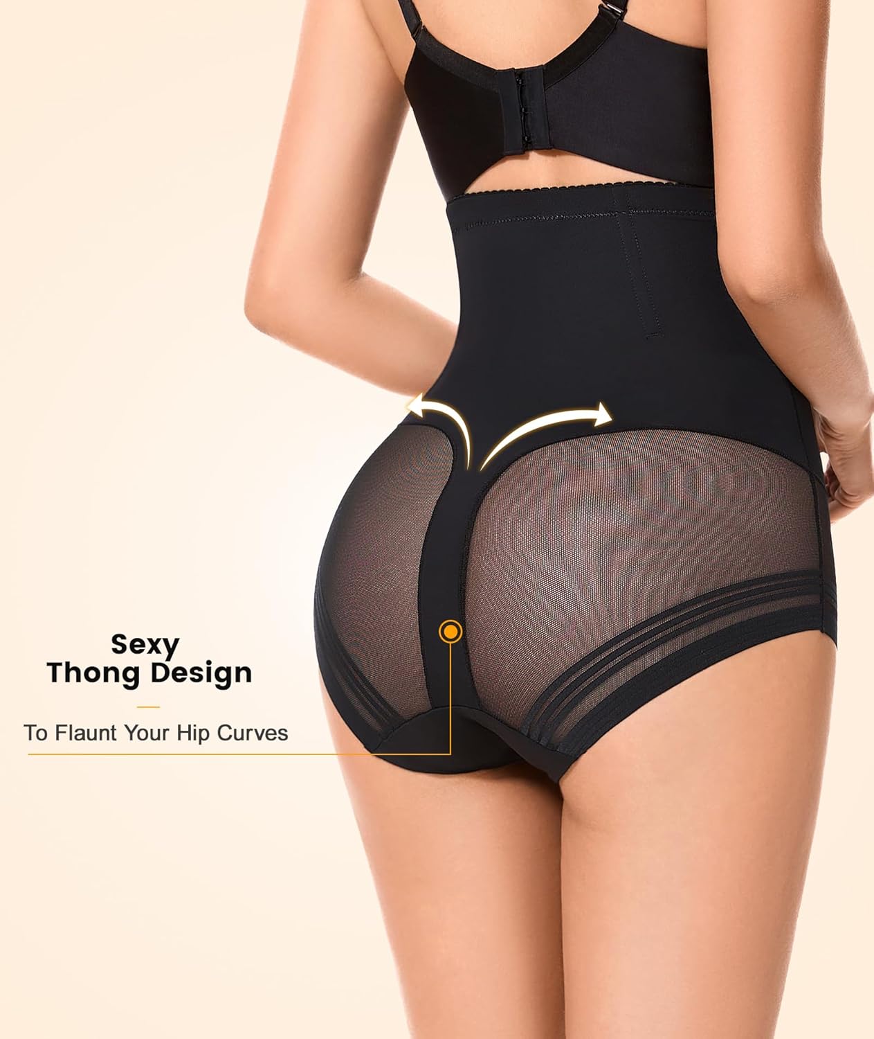 Alternative view of SIMIYA Tummy Control Shapewear for Women High Waist Trainer Shaping Underwear Panties Girdle Stomach Compression Body Shaper