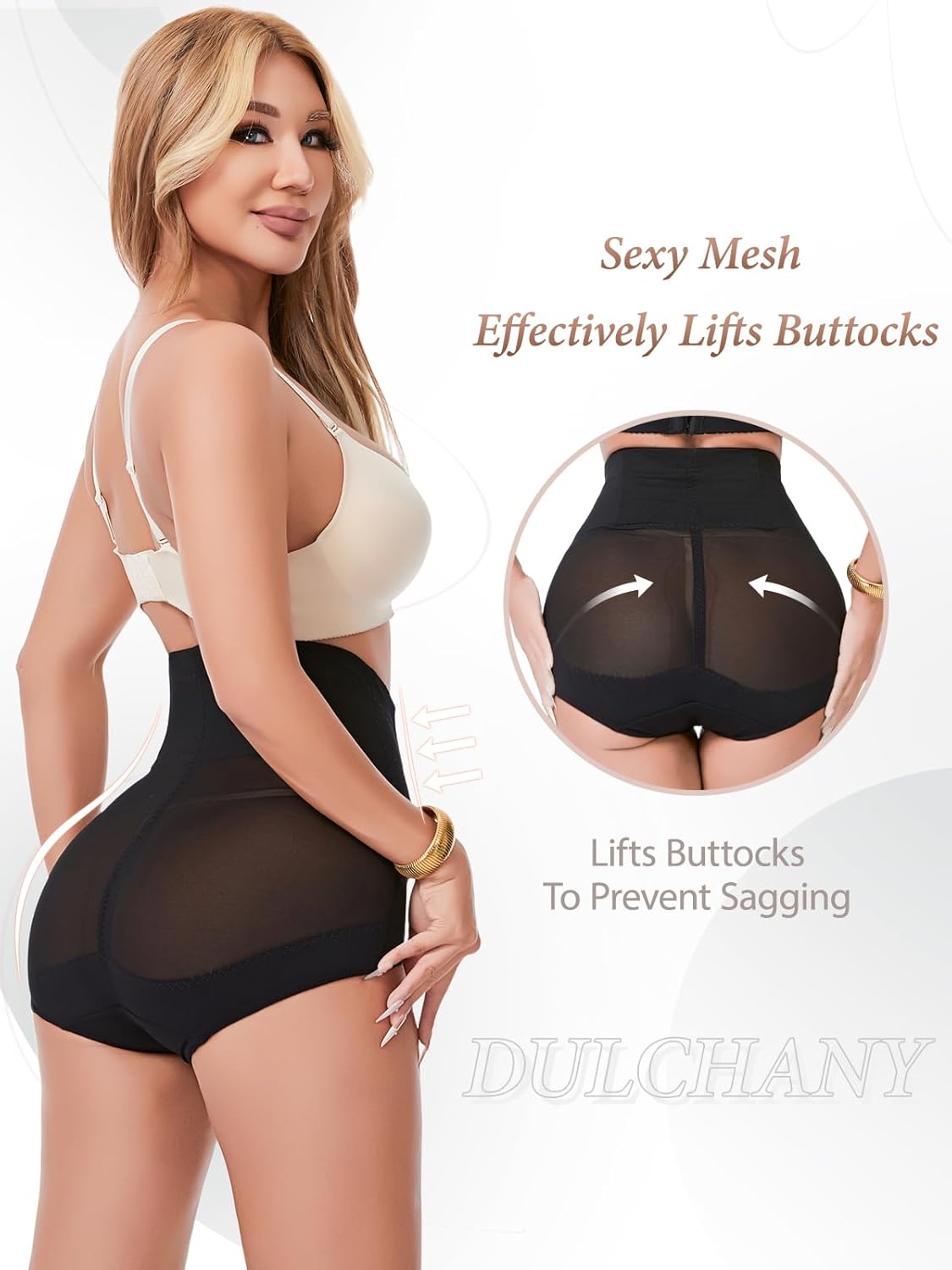 Alternative view of Dulchany Tummy Control Shapewear Panties for Women Body Shaper Seamless Underwear Panty Girdle