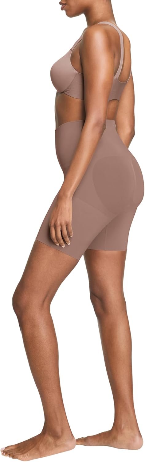 ASSETS by SPANX Mid-Thigh Short-Seamless Shapewear Shorts-Ultra-Firm Compression-Thigh&Tummy Control-Comfortable & Breathable