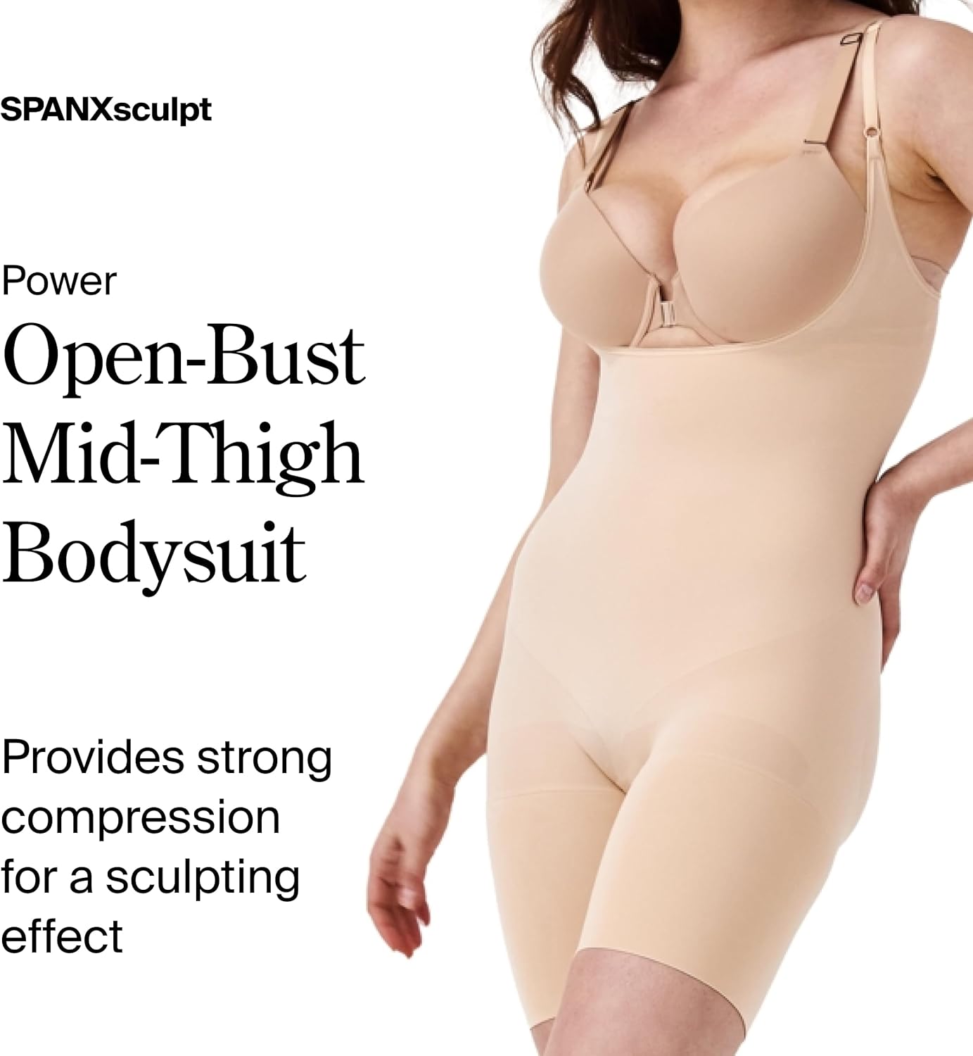 SPANX sculpt Power Series High-Waisted Brief - Lightweight All-Day Comfort - Core Control Shapewear - High-Waisted Underwear