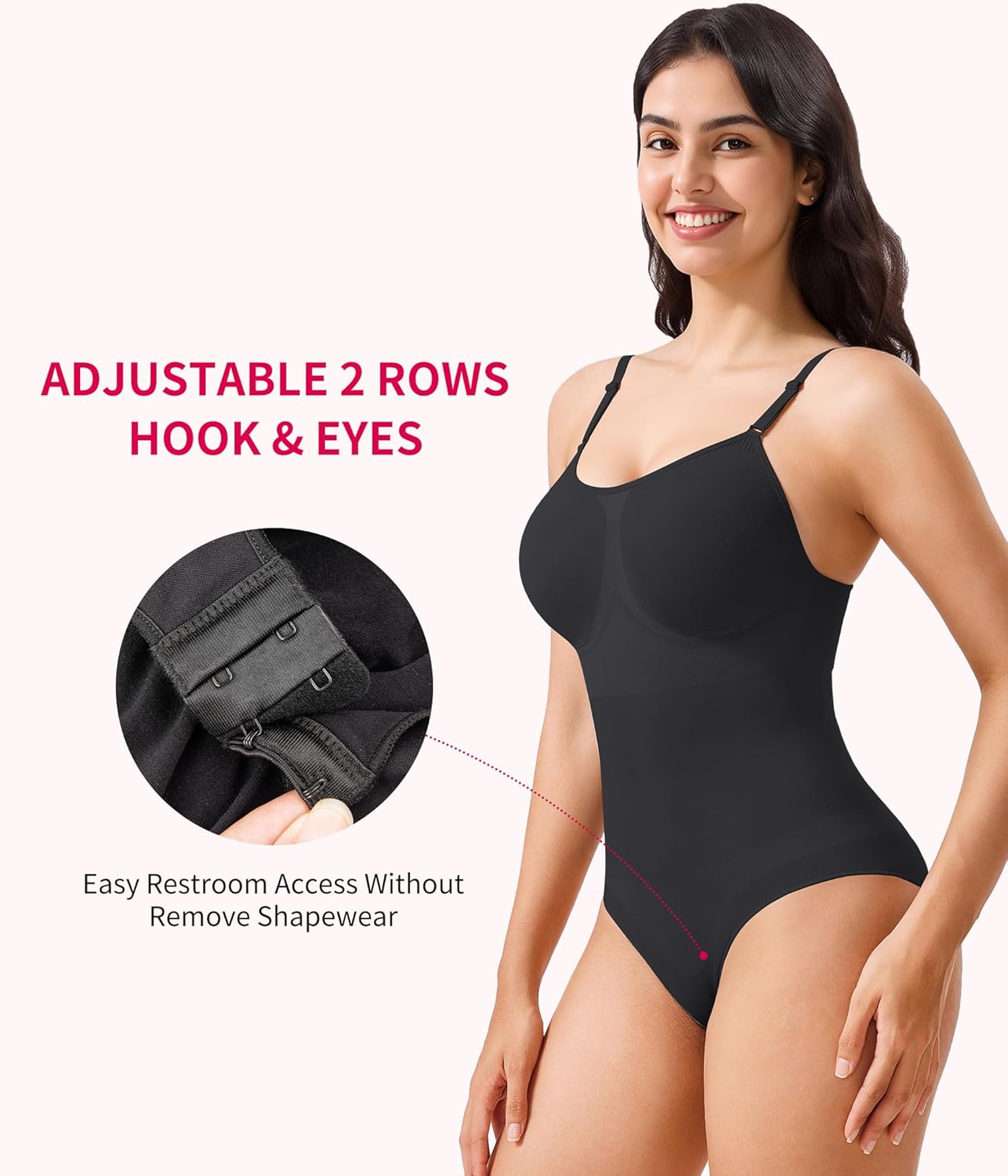 Gotoly Shapewear for Women Tummy Control Shapewear Bodysuit Seamless Faja Body Shaper Waist Trainer Body Suit Butt Lifter - Image 4