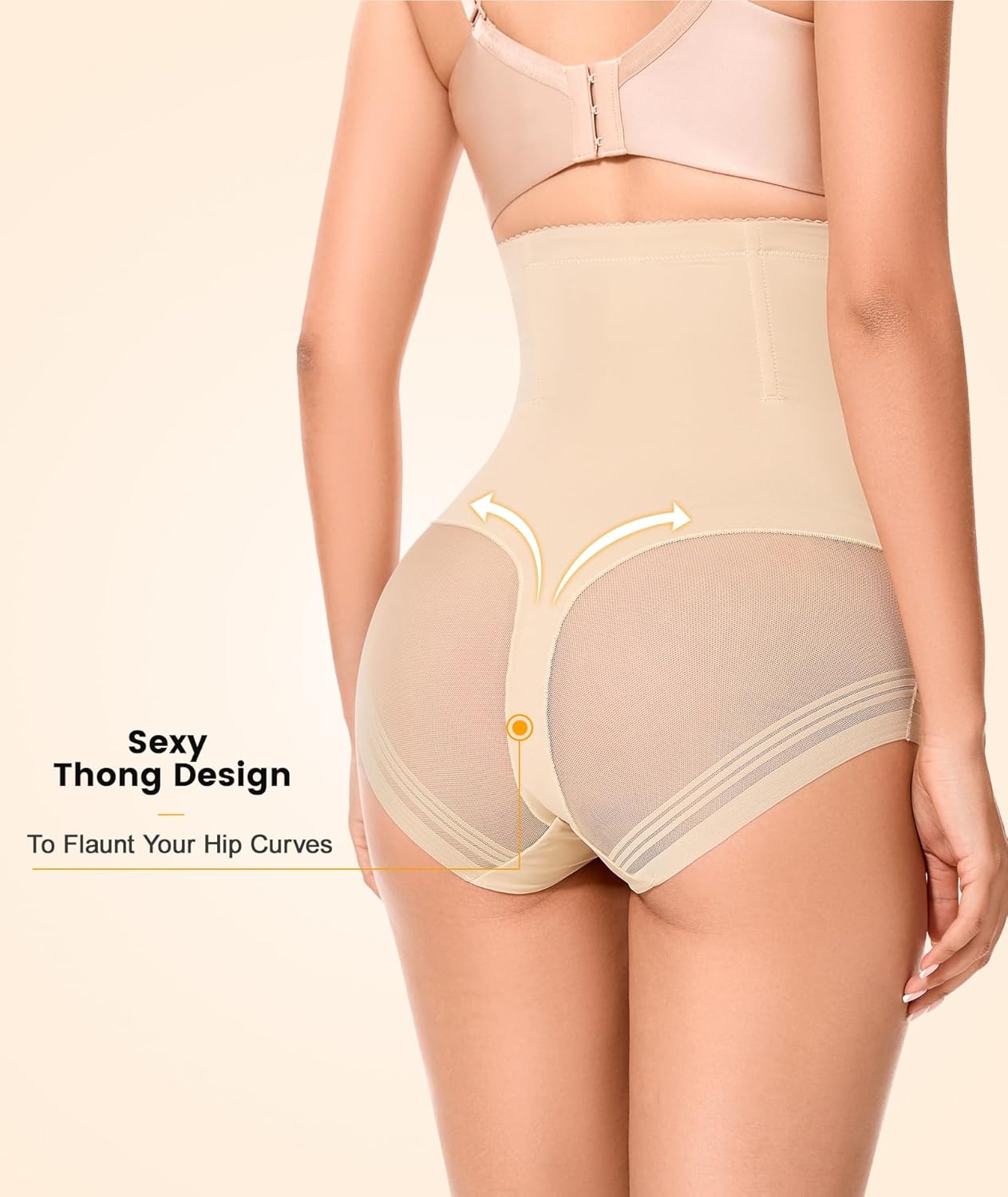 Alternative view of SIMIYA Tummy Control Shapewear for Women High Waist Trainer Shaping Underwear Panties Girdle Stomach Compression Body Shaper