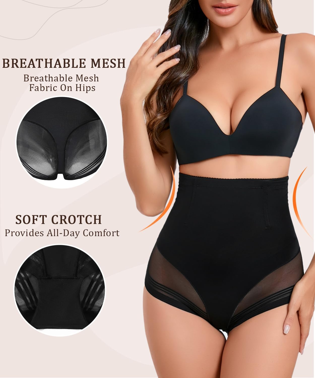 Dulchany Shapewear Tummy Control Underwear for Women High Waisted Shaper Panties Body Shaping Briefs Girdle Panty