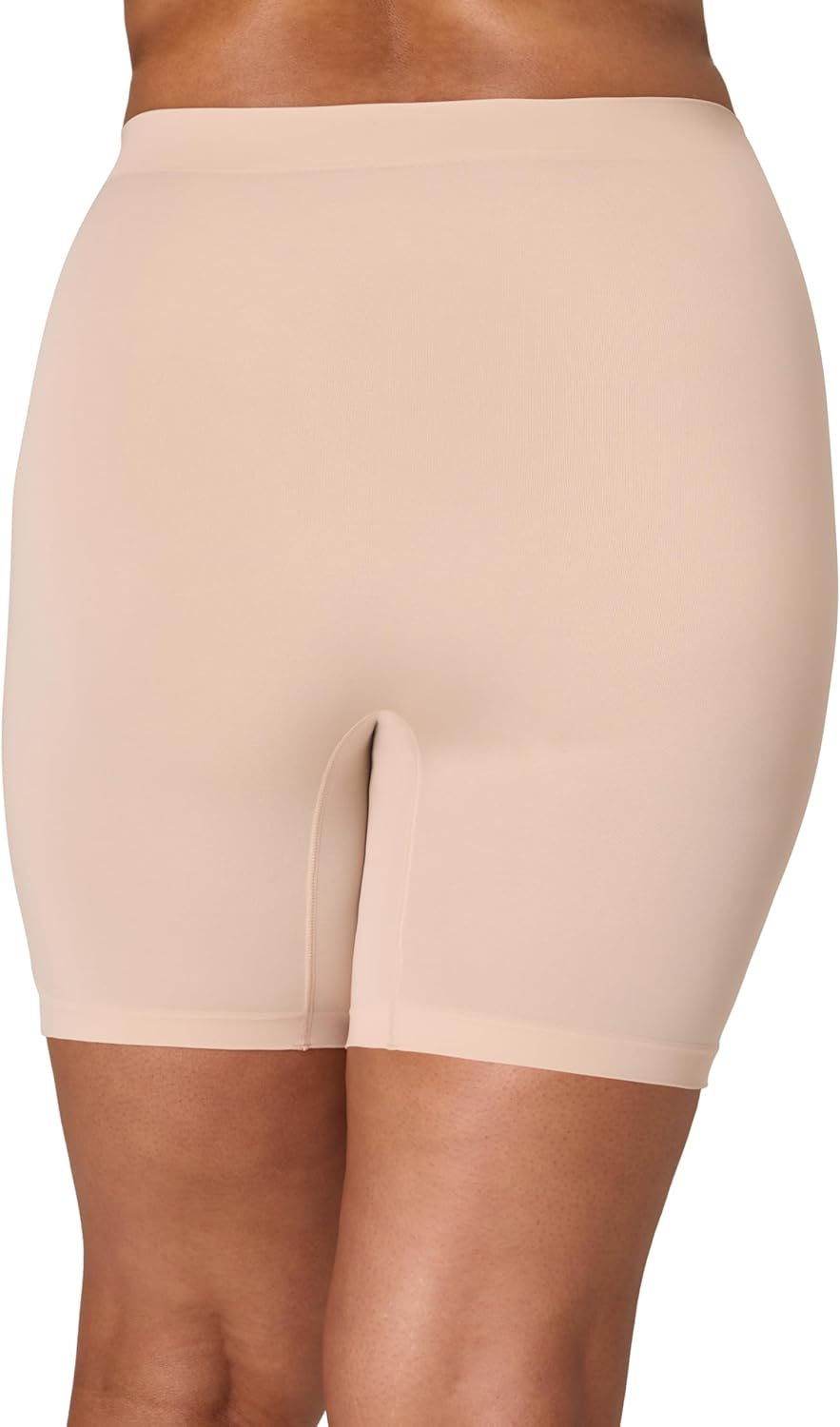 PLAYTEX womens Shapewear Shorts, Smoothing Anti-chafe At-waist Shaper Shorts for Women, Moisture-wicking