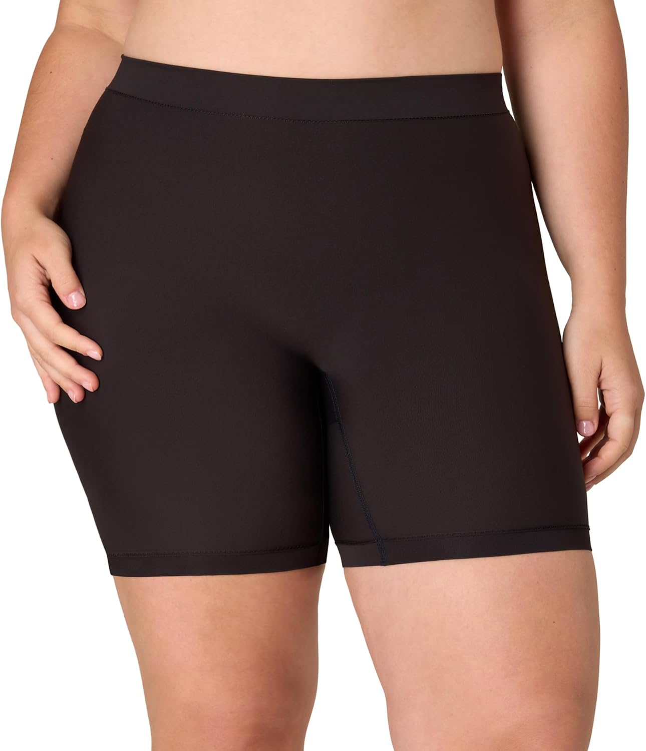 PLAYTEX womens Shapewear Shorts, Smoothing Anti-chafe At-waist Shaper Shorts for Women, Moisture-wicking - Image 4