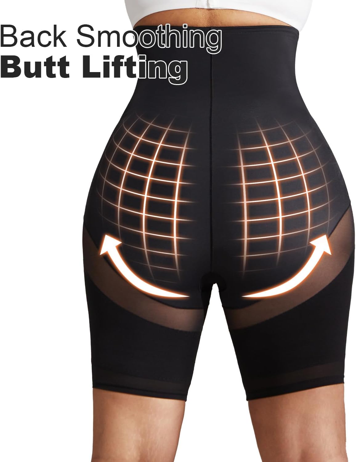 MOVWIN Tummy Control Shapewear for Women High Waisted Butt Lifting Panties Thigh Slimmer Body Shaper Shorts - Image 4