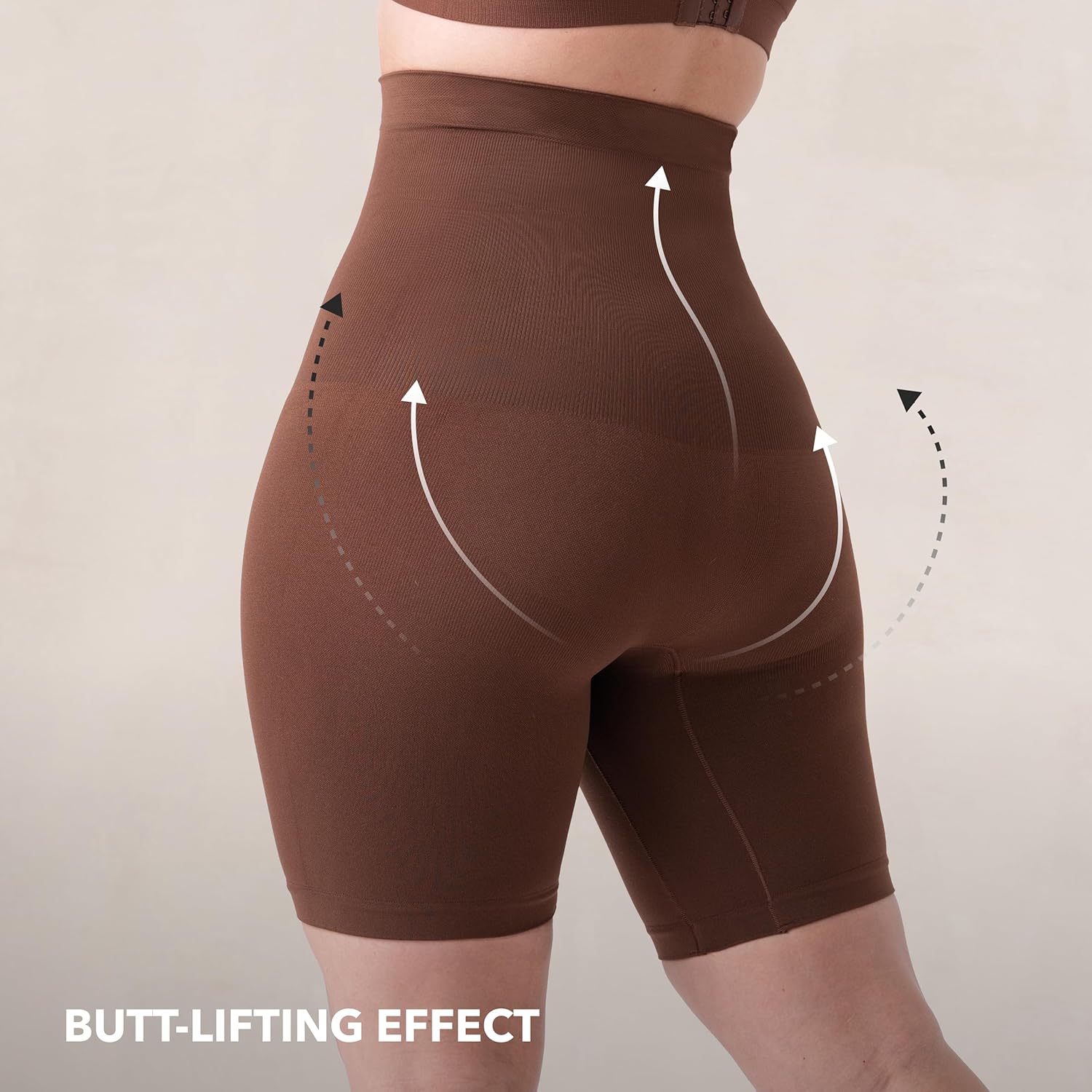 Alternative view of SHAPERMINT Shapewear for Women - High-Waisted Shapewear Tummy Control Shorts, Thigh Slimmer, Underwear for Women