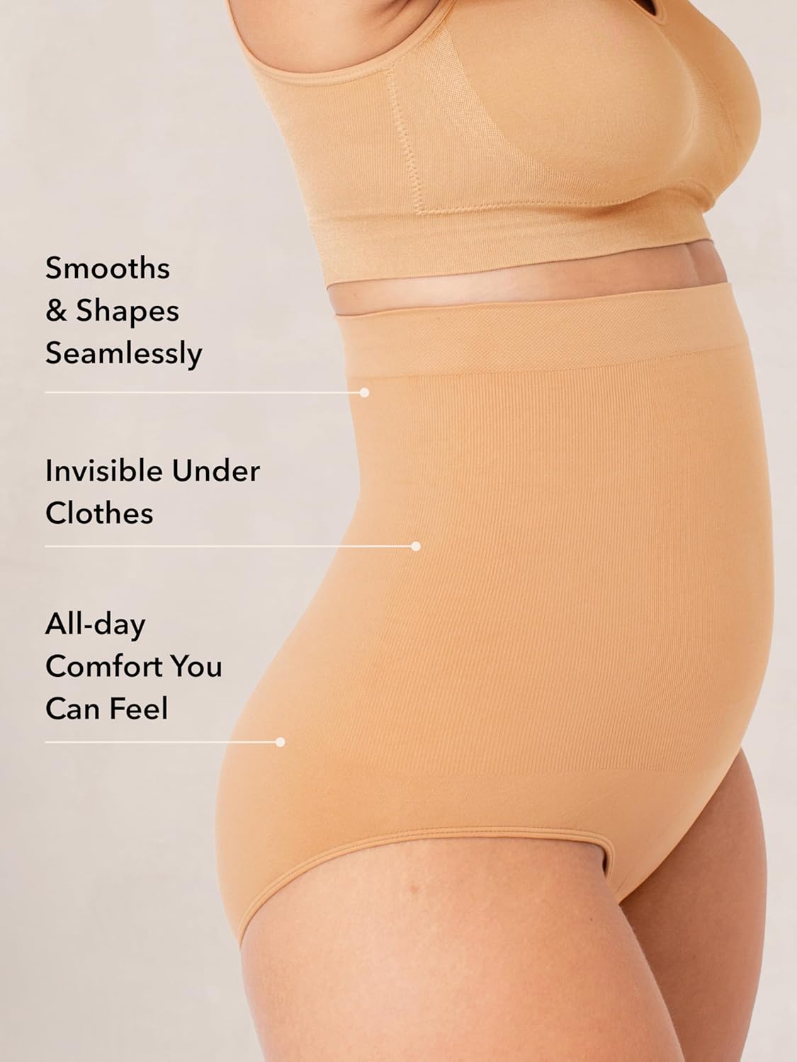 Alternative view of SHAPERMINT Shapewear for Women - Seamless Shapewear Tummy Control Panty, Body Shaper, Tummy Control Underwear for Women