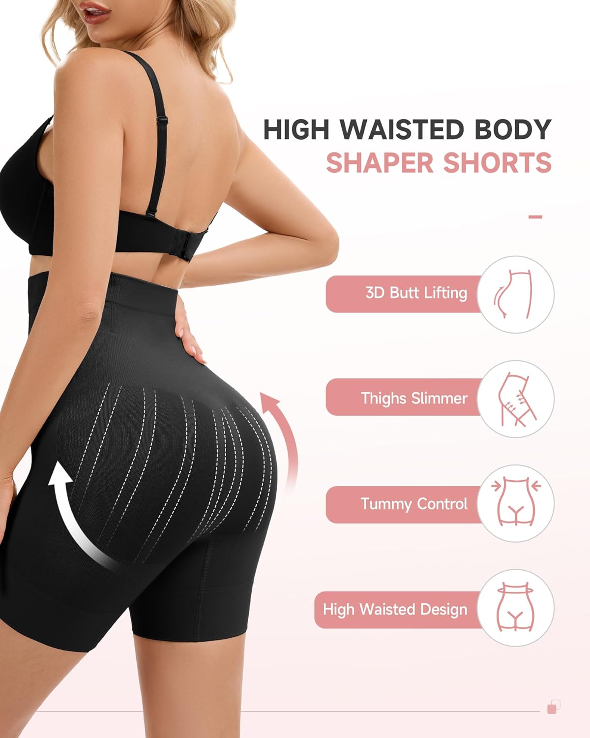 FVACPJ Shapewear Tummy Control Shorts - High Waisted Shapewear Underwear Body Shaper Butt Lifting Shorts Under Dresses